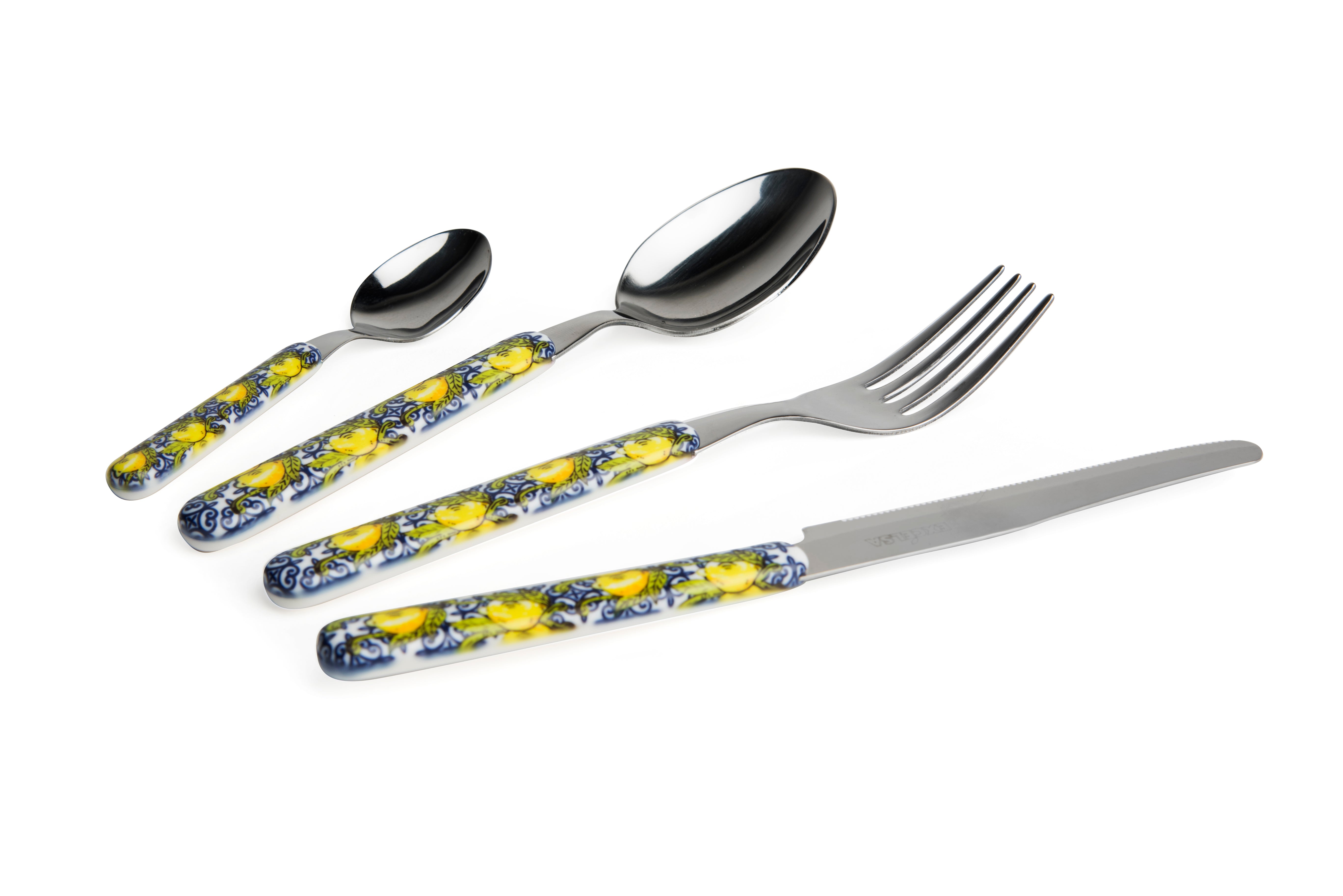 Amalfi Cutlery Set for 6 People - Stainless Steel