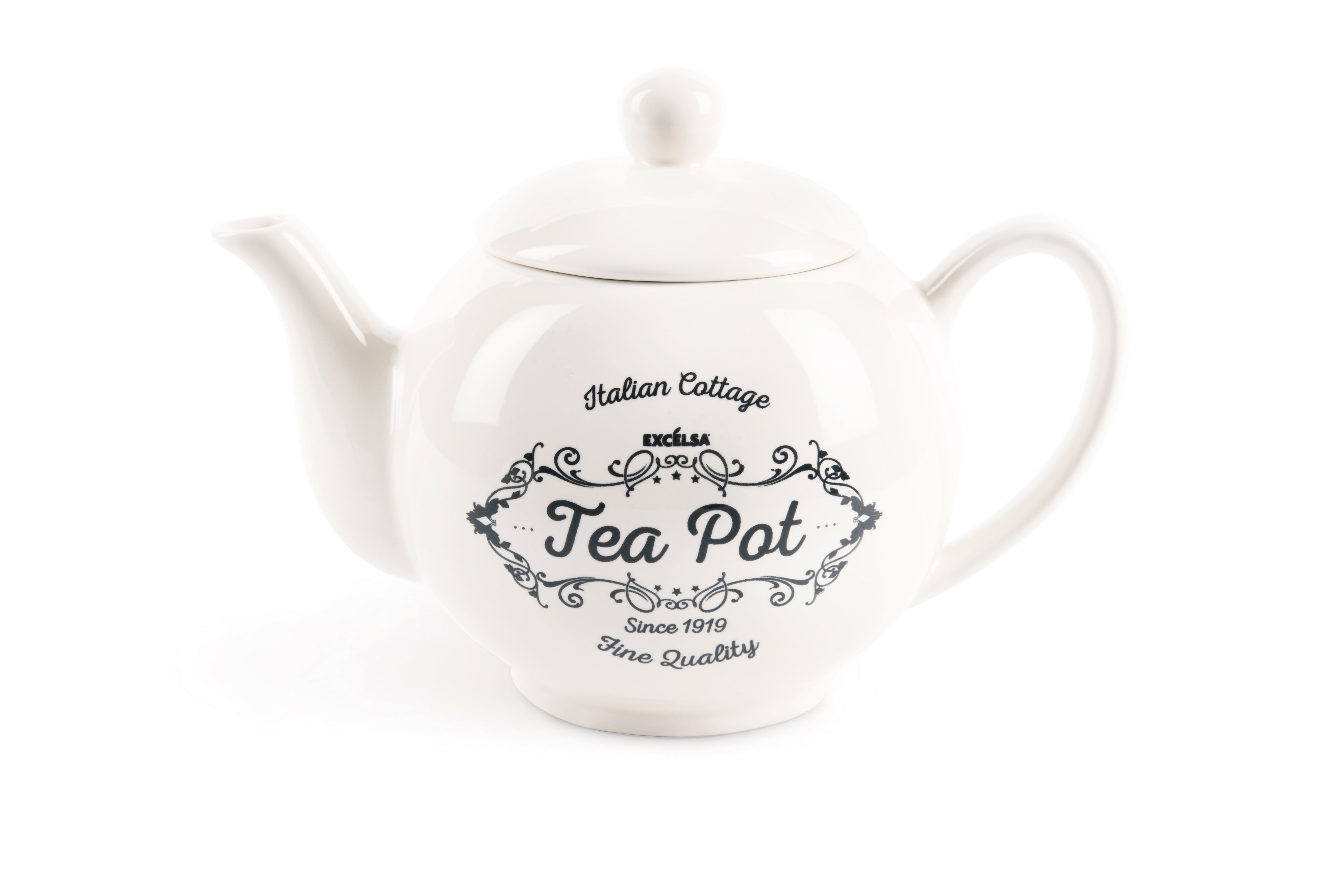 Fine Quality Ceramic Teapot 650ml - Elegant Tableware for Tea Lovers