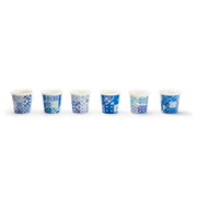 "Maiolica Blue" Set Of 6 Coffee Cups - Stylish and Durable