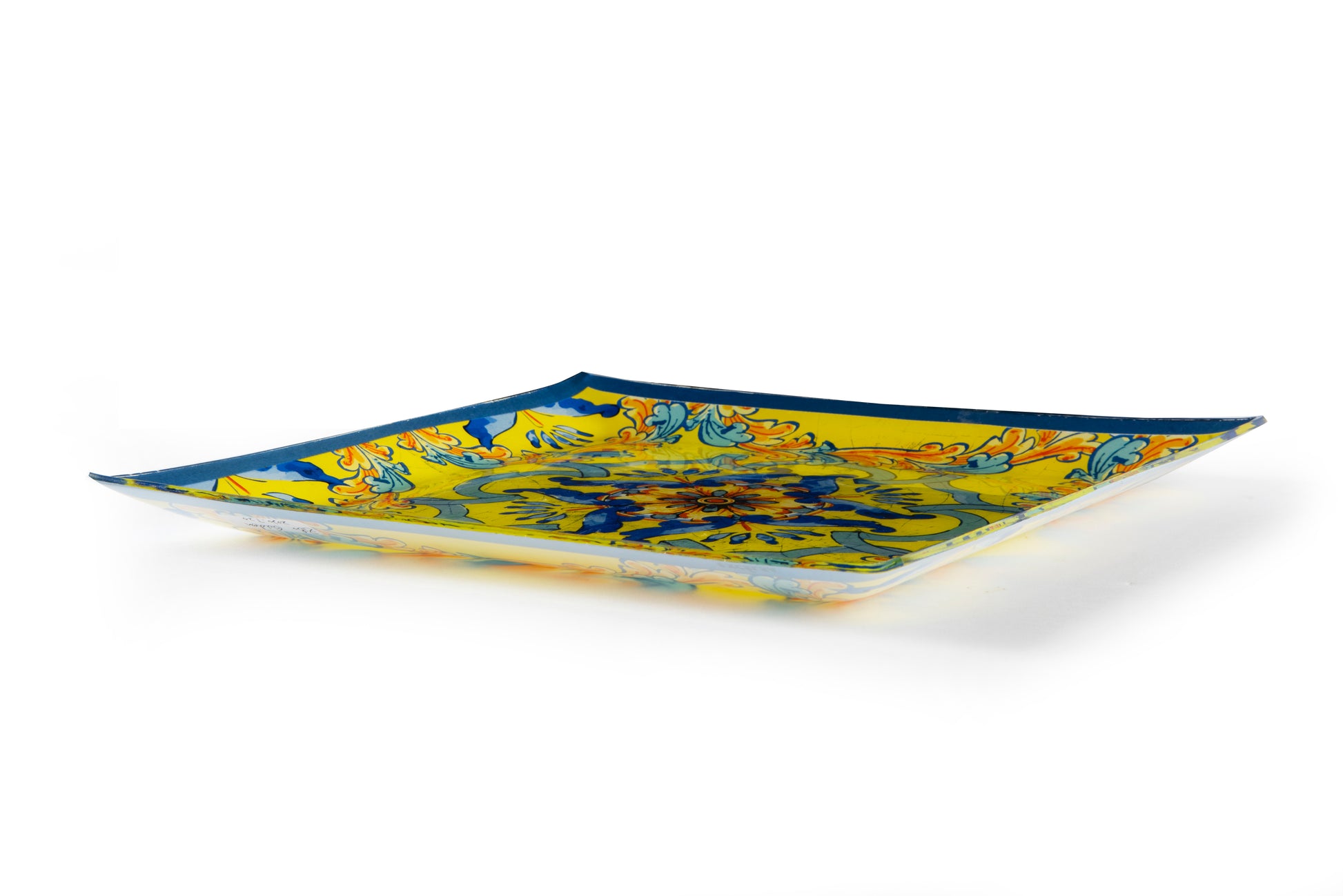 Trinacria Serving Plate/Tray with Sicilian Design