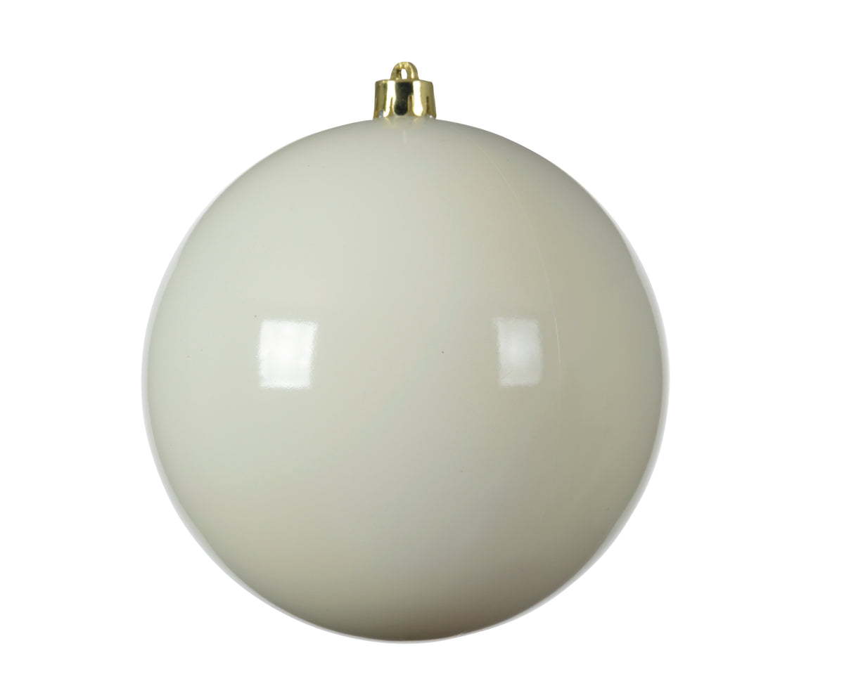 Baubles polystyrene shiny - Shatterproof Christmas Balls, Gold Cap