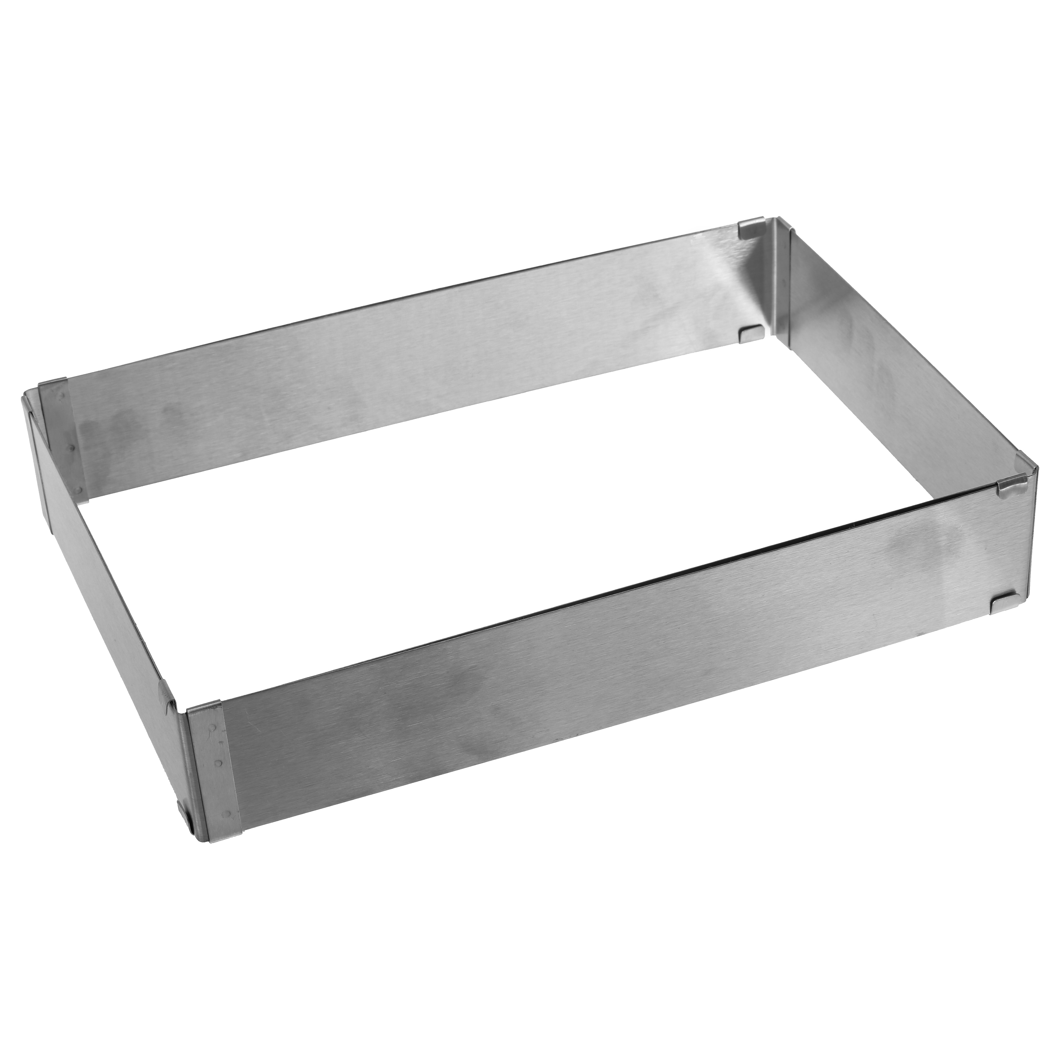 Rectangular Extensible Mould - Stainless Steel, Oven Safe