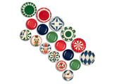 Vintage Christmas 18 PCS Dinner Set