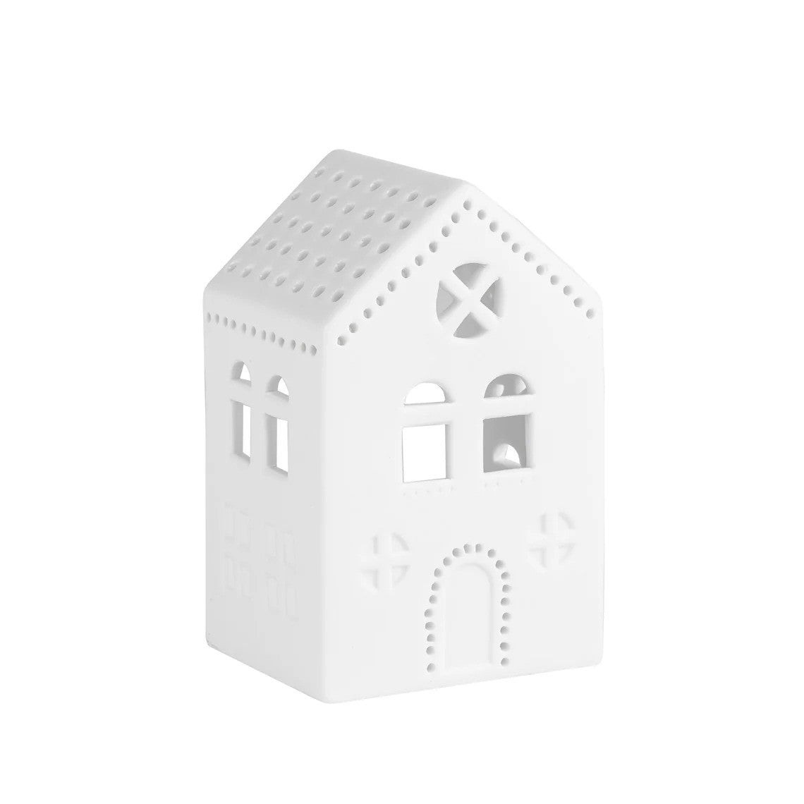 Village Houses With Open Back Christmas Decoration