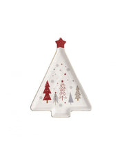 Fiocco di Neve Porcelain Christmas Tray