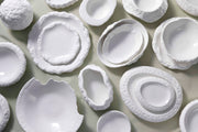Porcelain Dinner Plate Calcaire Textured Ceramic Tableware