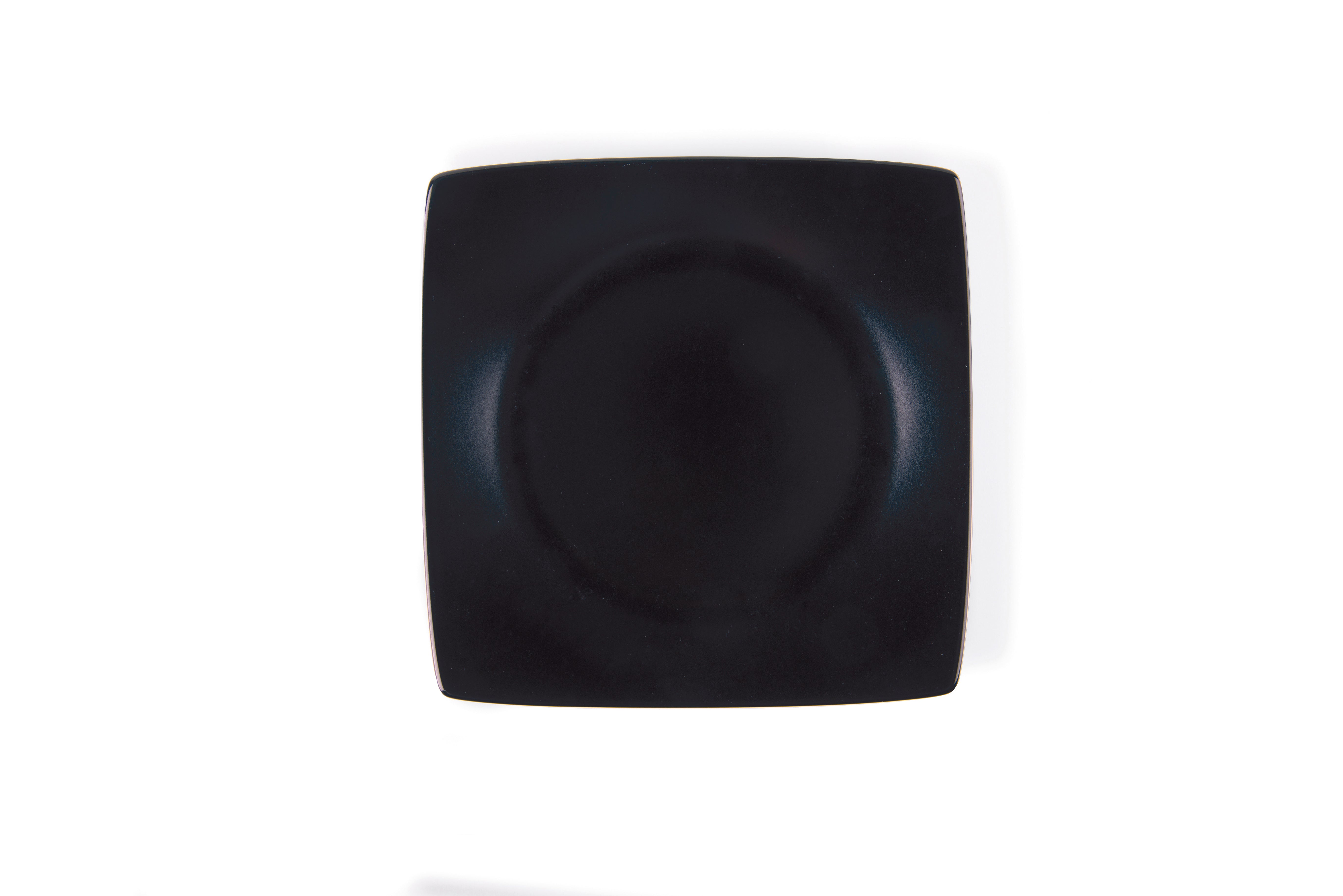 Eclipse Dessert Plate - Ceramic, Matte Effect, 21x21 cm