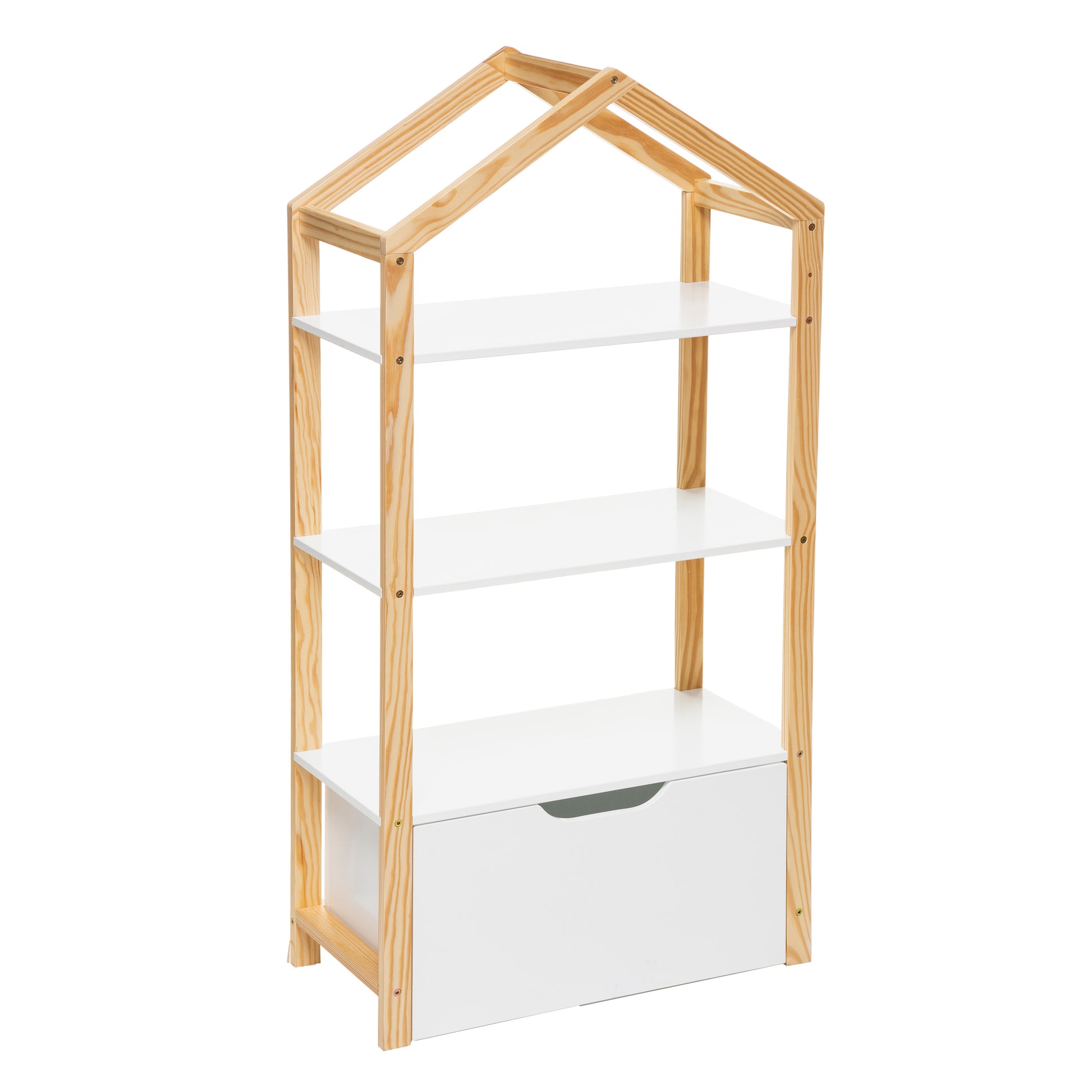 HOUSE BOOKCASE + DRAWER