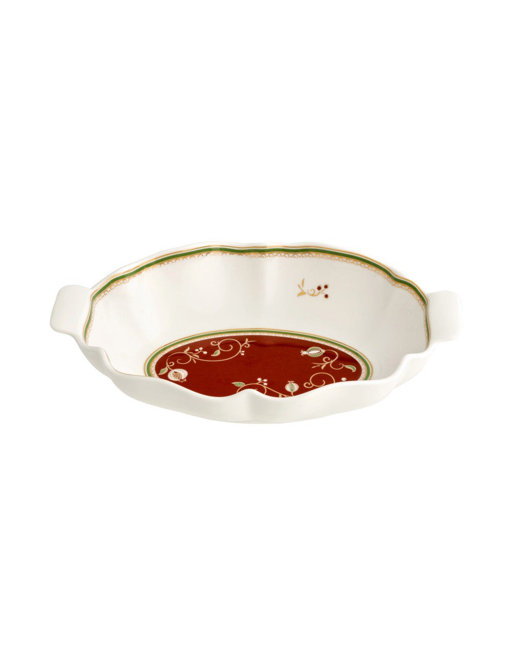 Porcelain Oval Hors D'oeuvre Platter