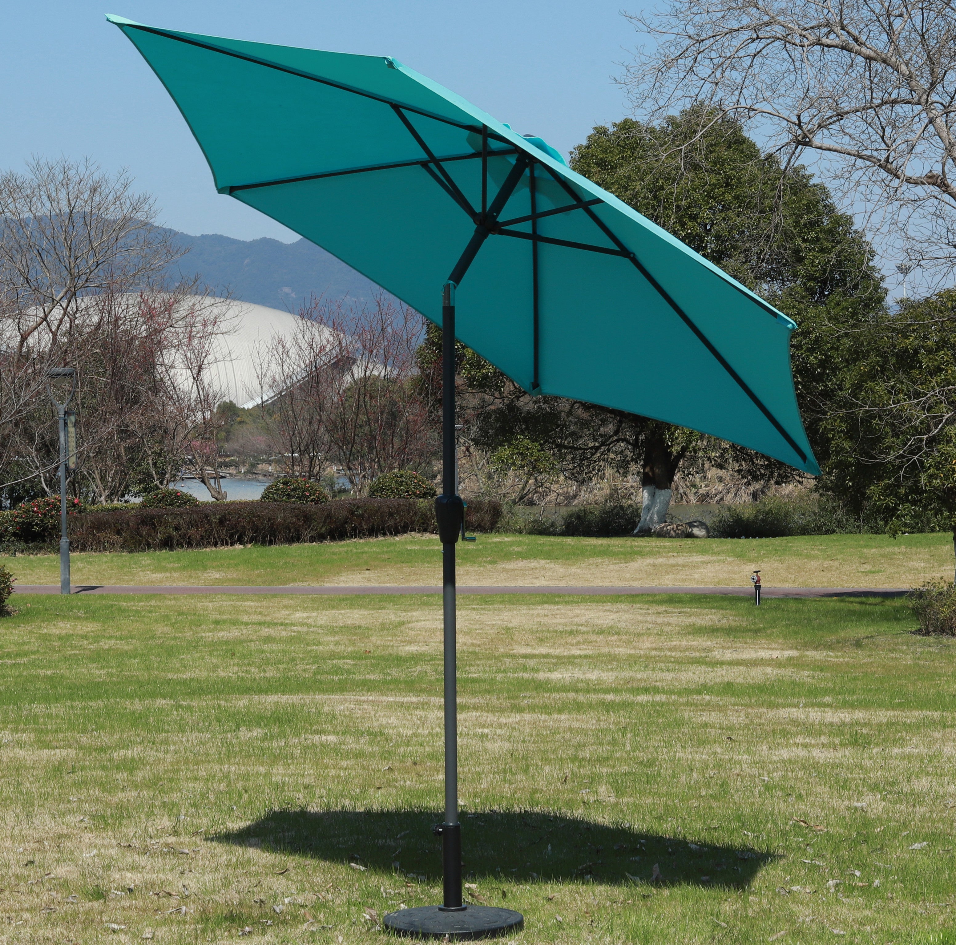 Push up Market Umbrella Steel Pole
