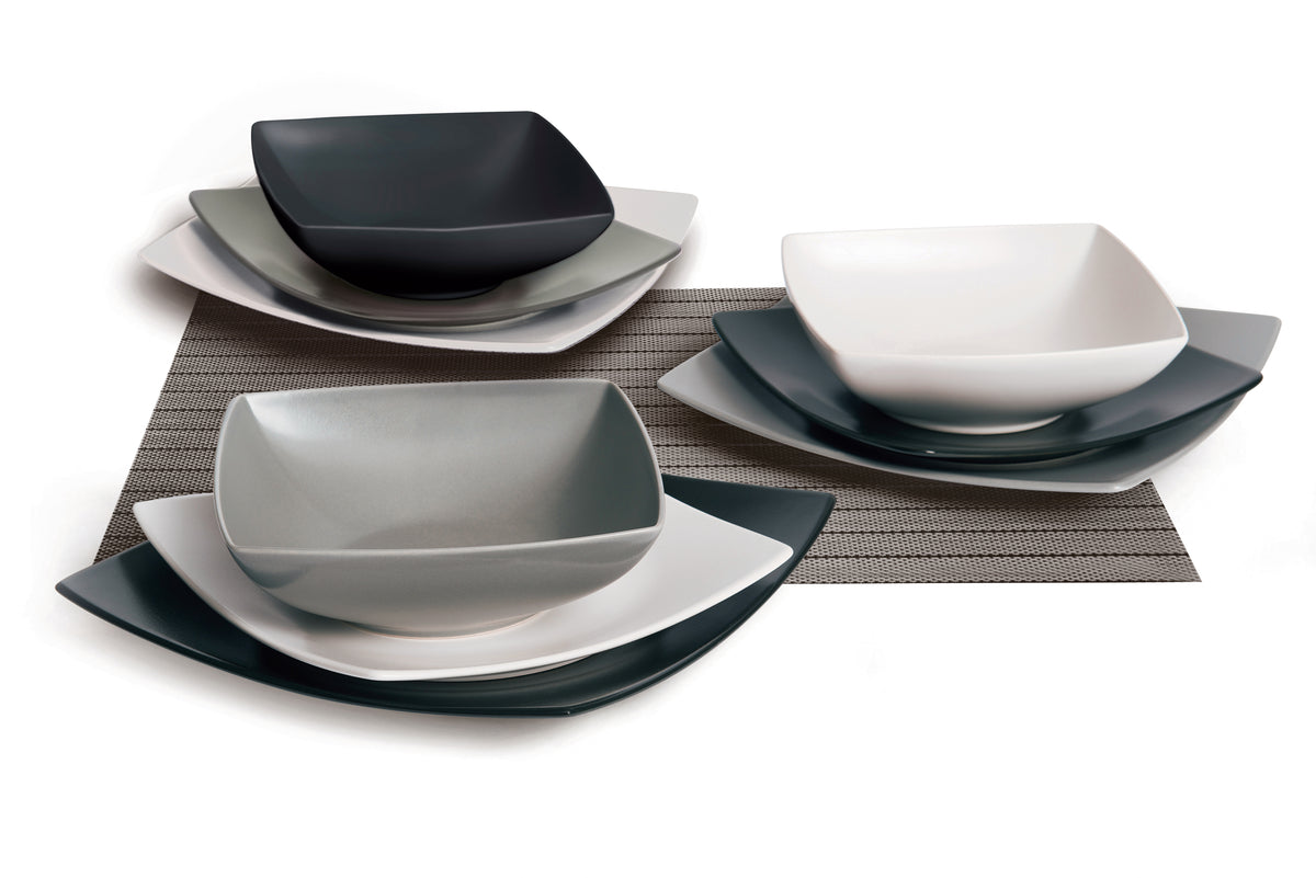 Eclipse Mix Color Dinner Set, 18-Piece