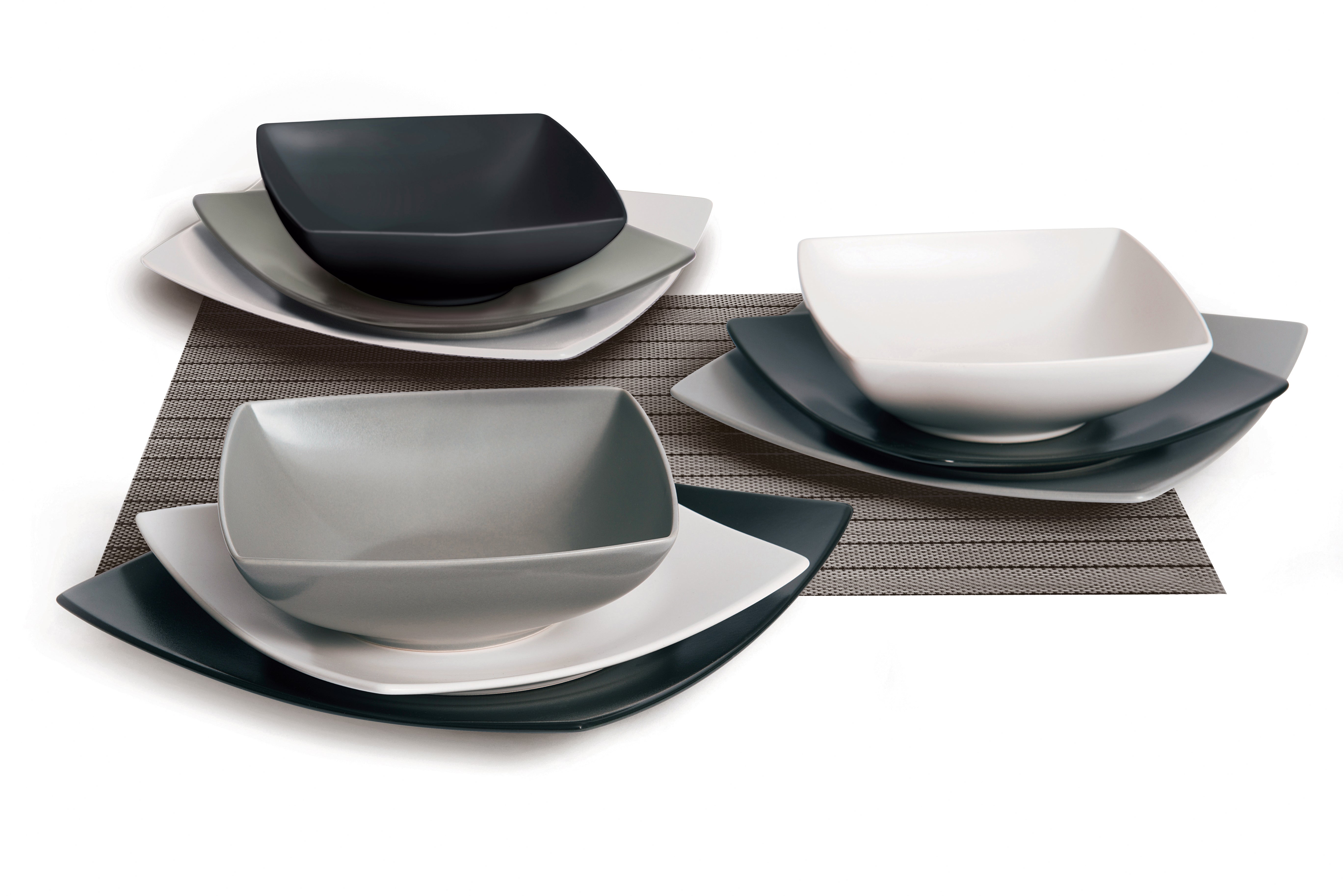 Eclipse Mix Color Dinner Set, 18-Piece