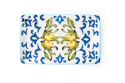 Amalfi Rectangular Serving Plate - Elegant Ceramic, 20x12.5 cm