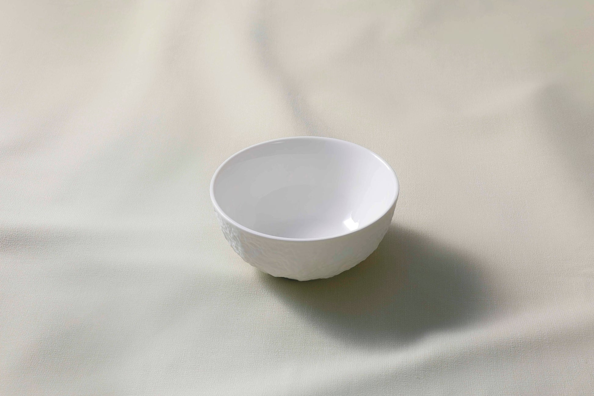 Porcelain Bowl Calcaire Textured Ceramic Tableware, 14.5 cm