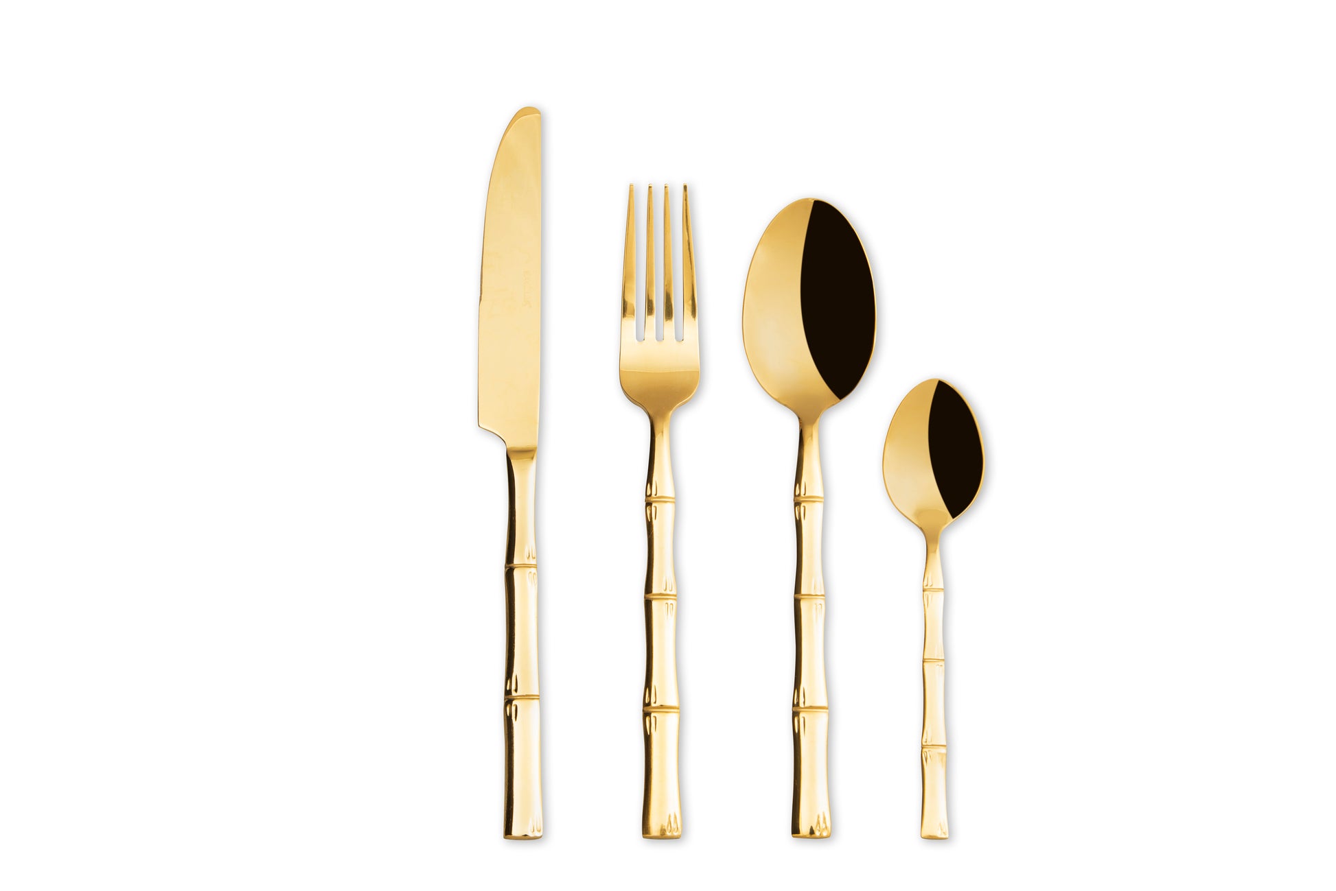 BAMBU' 24 PCS Cutlery Set Gold Finish
