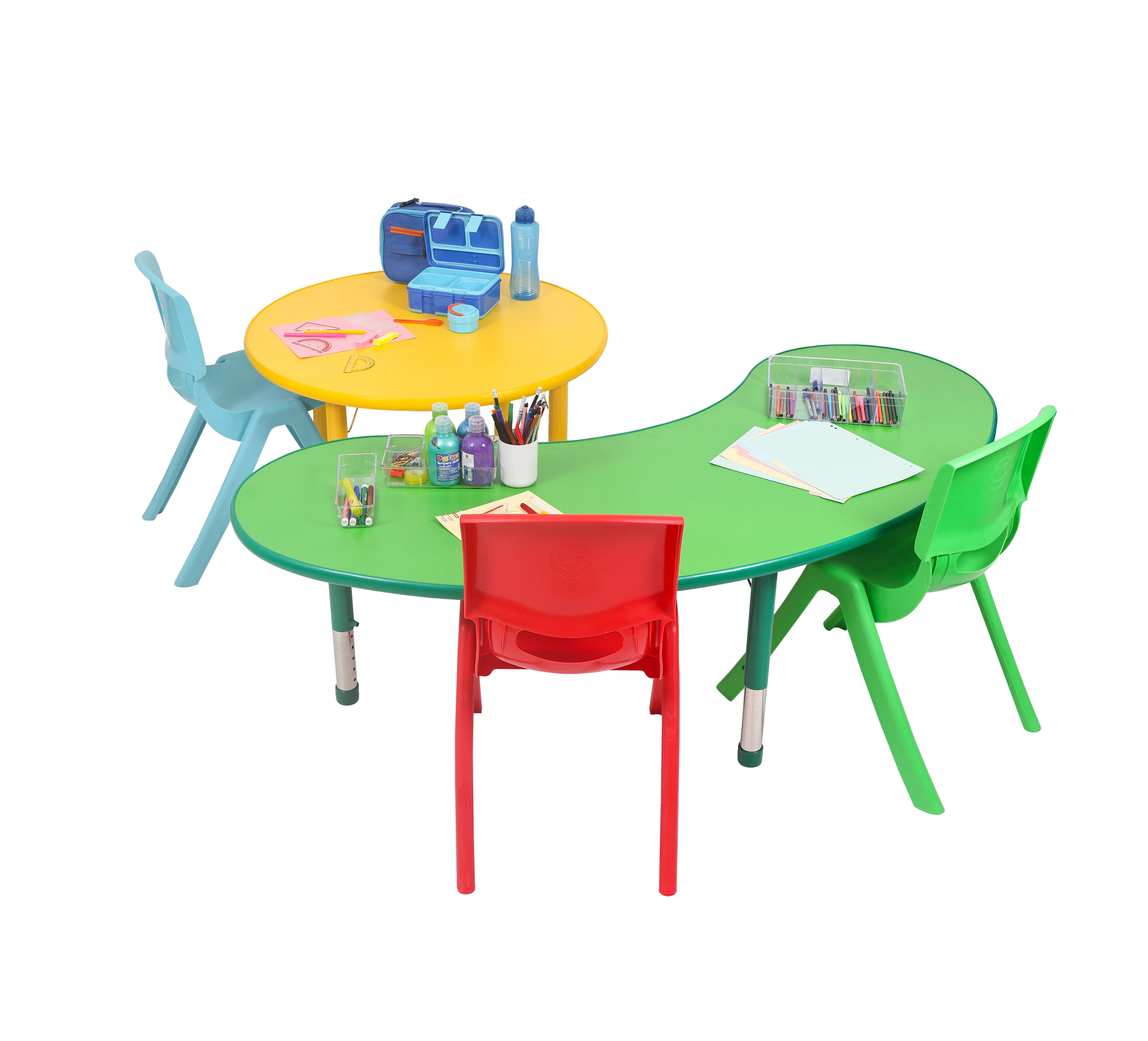 Olivia Round Kids Table - Durable & Easy-to-Clean