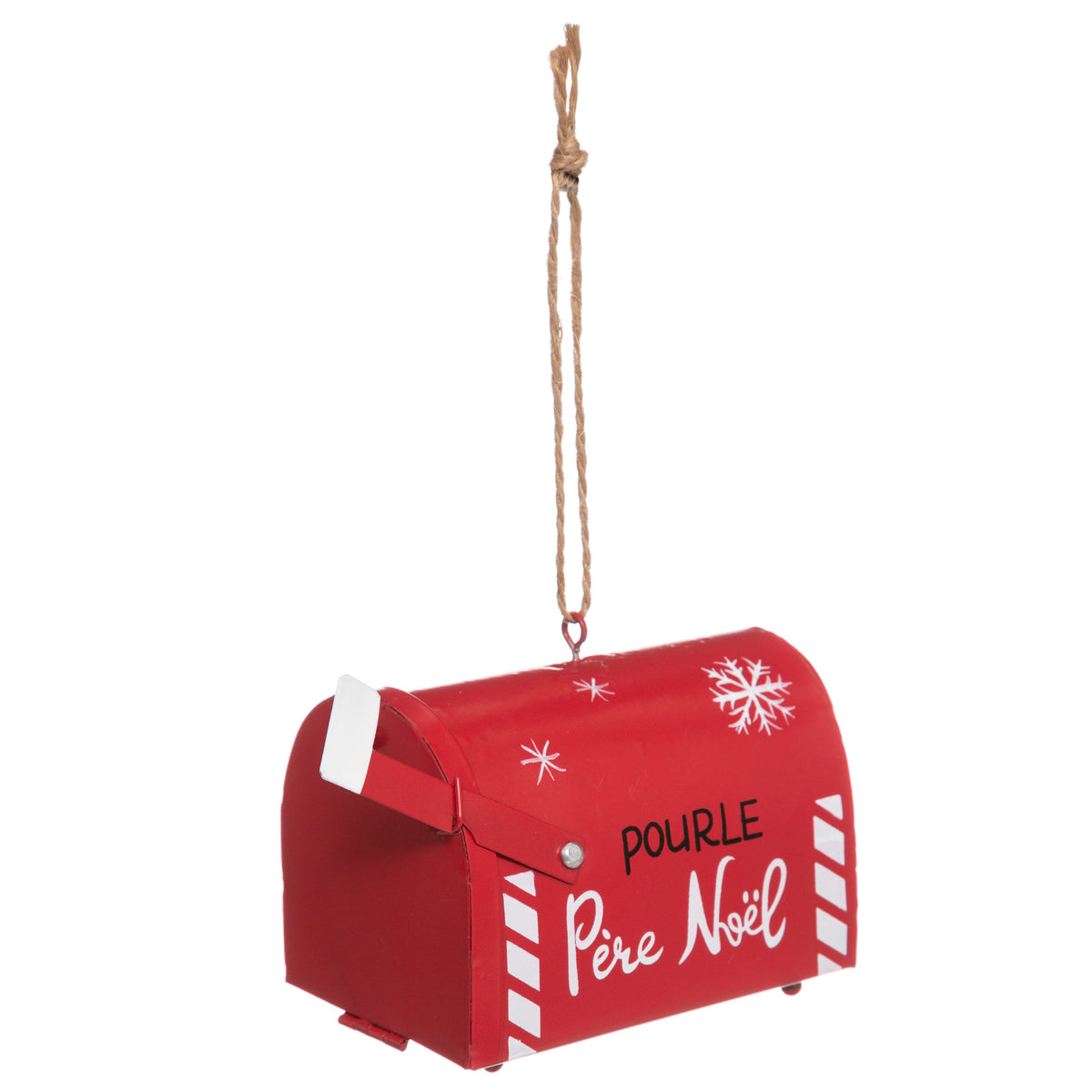 Crate Metal Letter Box Deco for Christmas