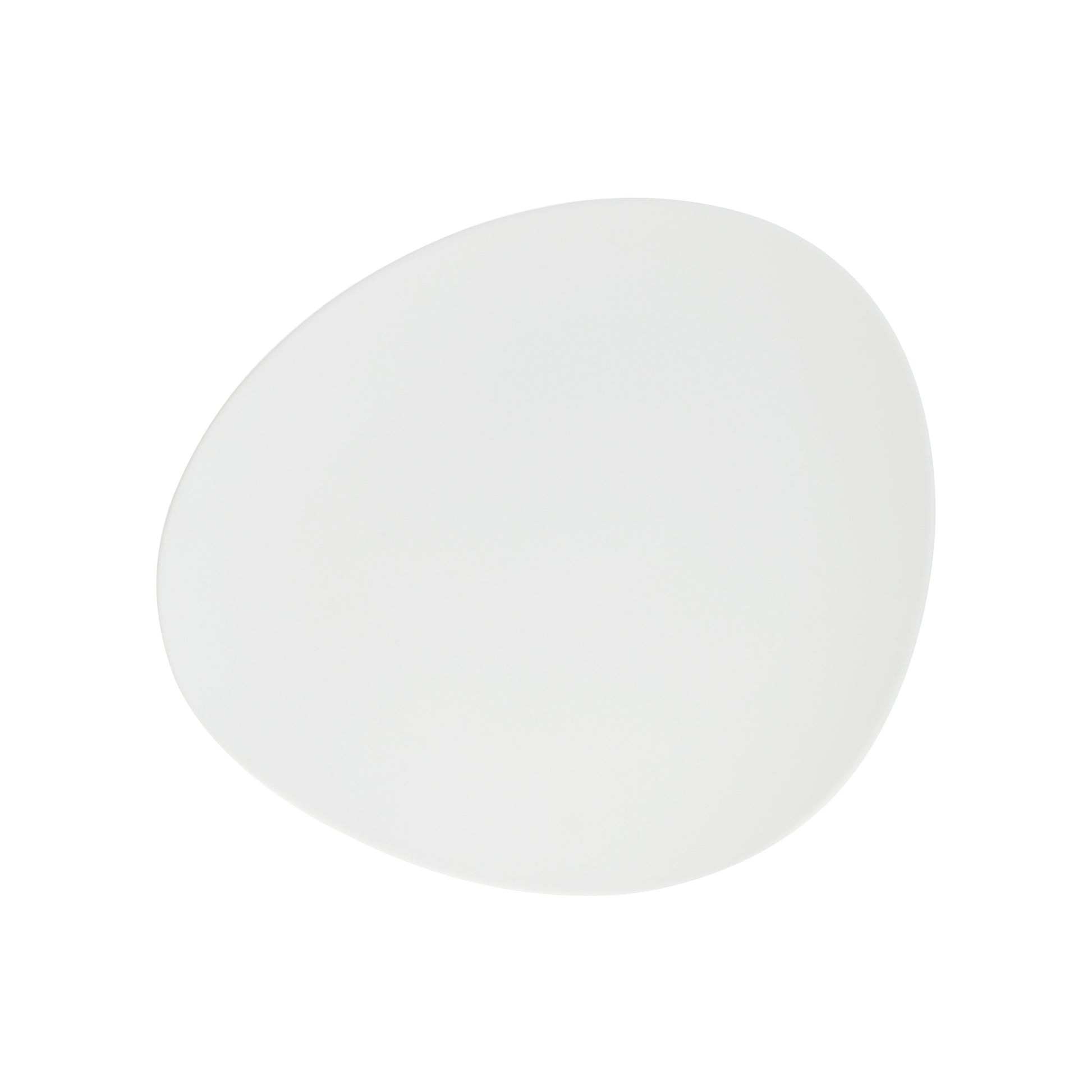 Dessert Plate Galet White - Porcelain 23 cm