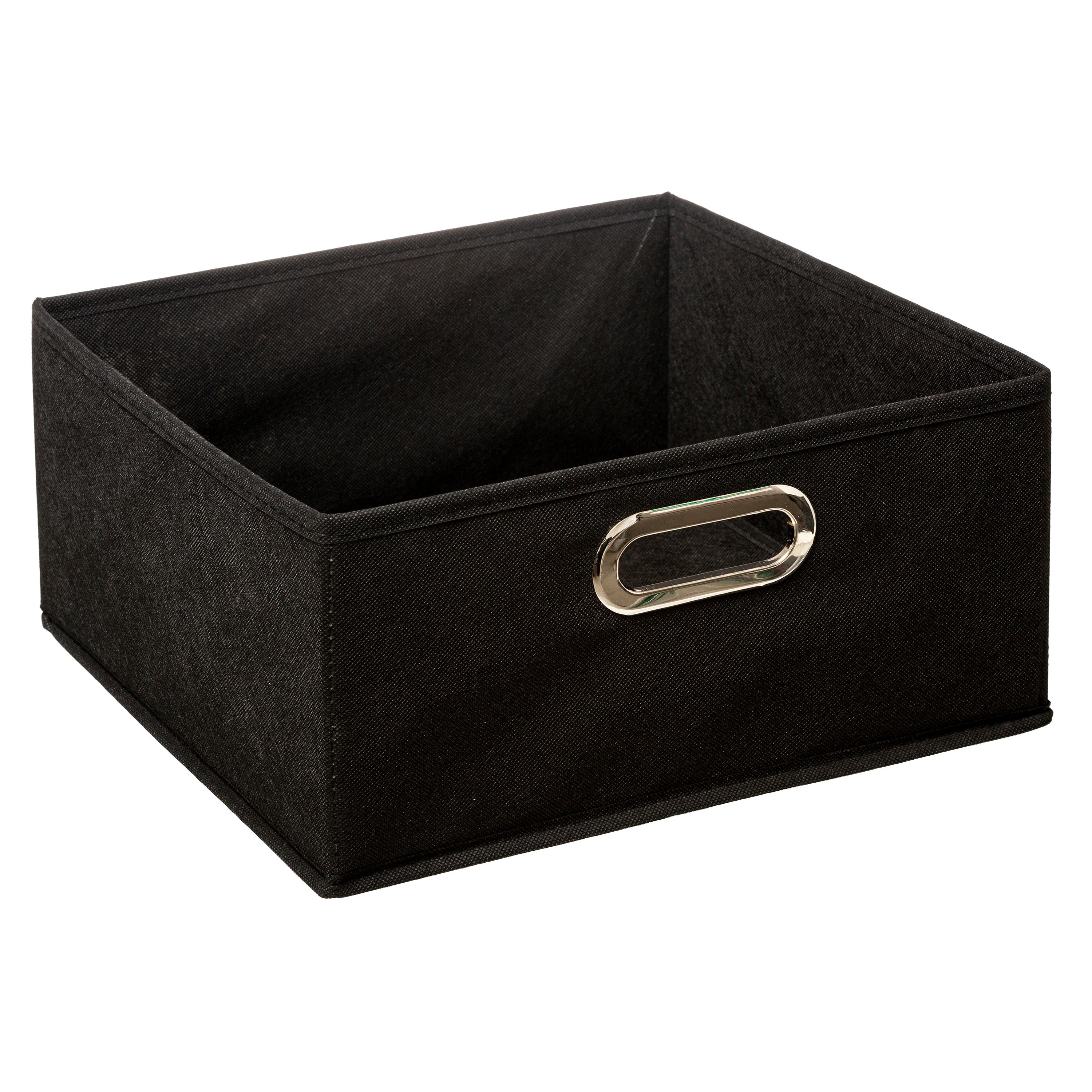 Linen Storage Box - 31x31x15.3 cm CARDBD/PP linen-effect organizer