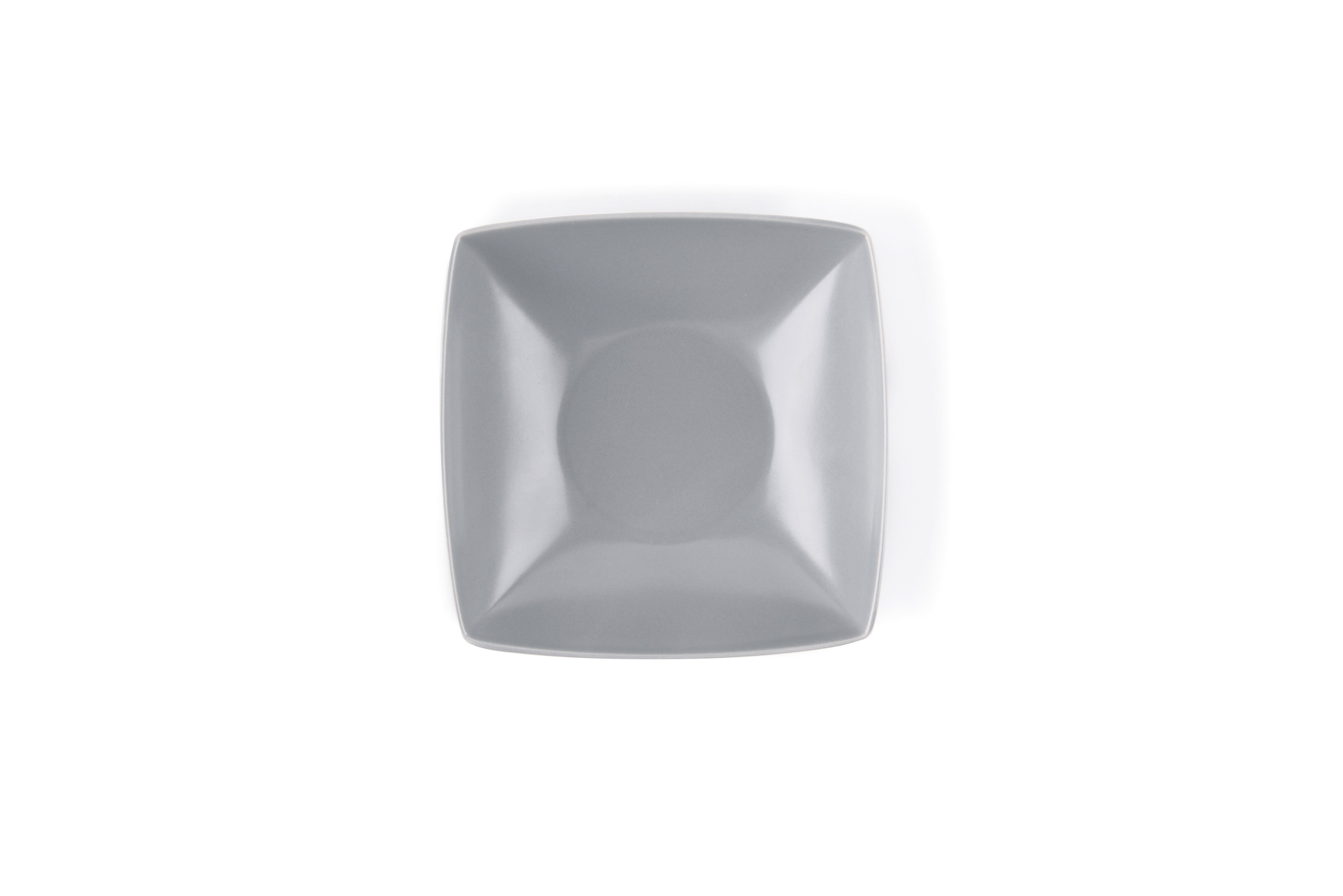 Eclipse Soup Plate - Matte Effect, Square Ceramic