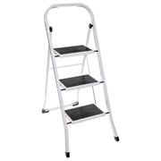 Folding Ladder 3 Steps with Guardrail and Anti-slip Coating