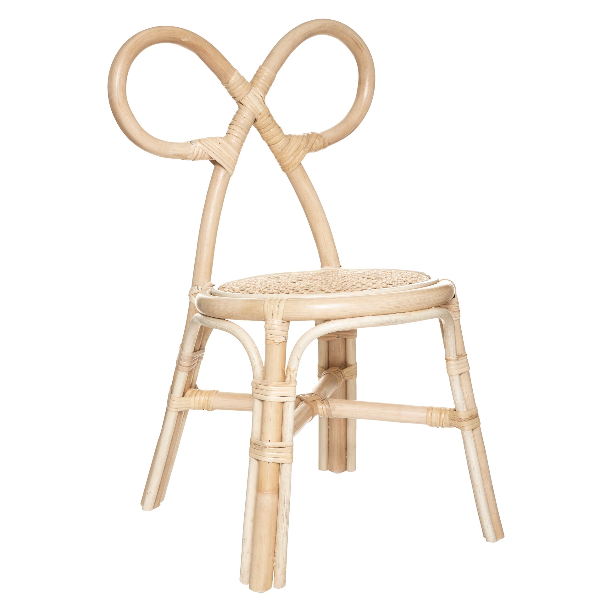 Rattan Chair for Kids - Bohemian Style, Chic Design