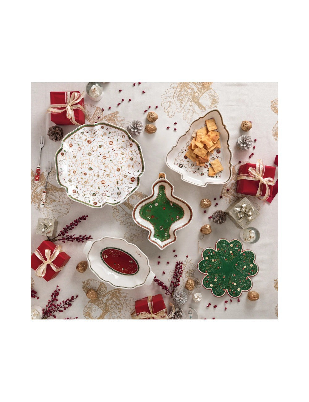 Tempo di Festa Porcelain Valet Tray