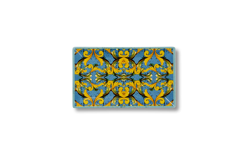 TRINACRIA Rectangular Ceramic Plate - 25x15 cm