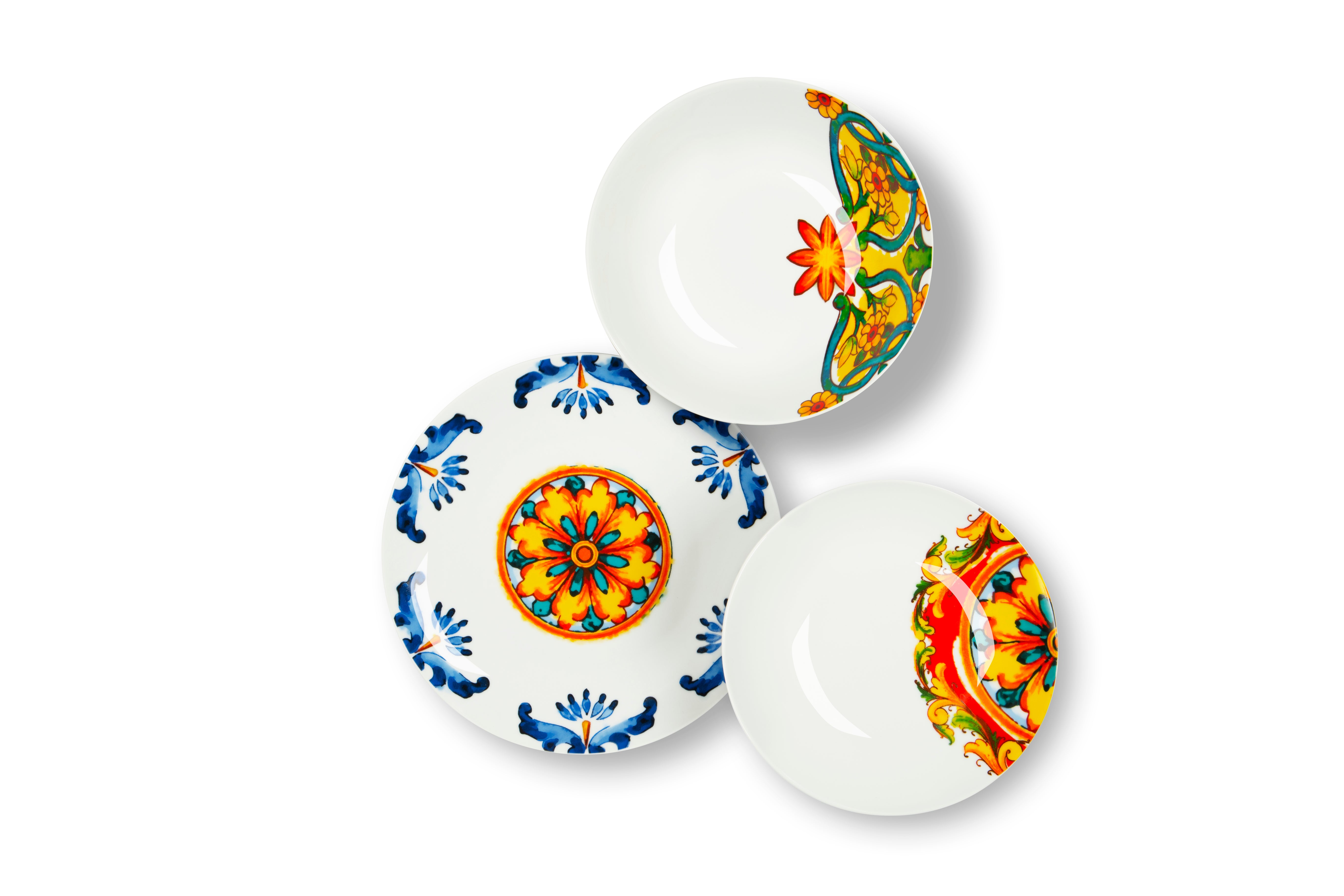 Messina Dinner Set 18 Pcs Vibrant Patterned Porcelain Tableware