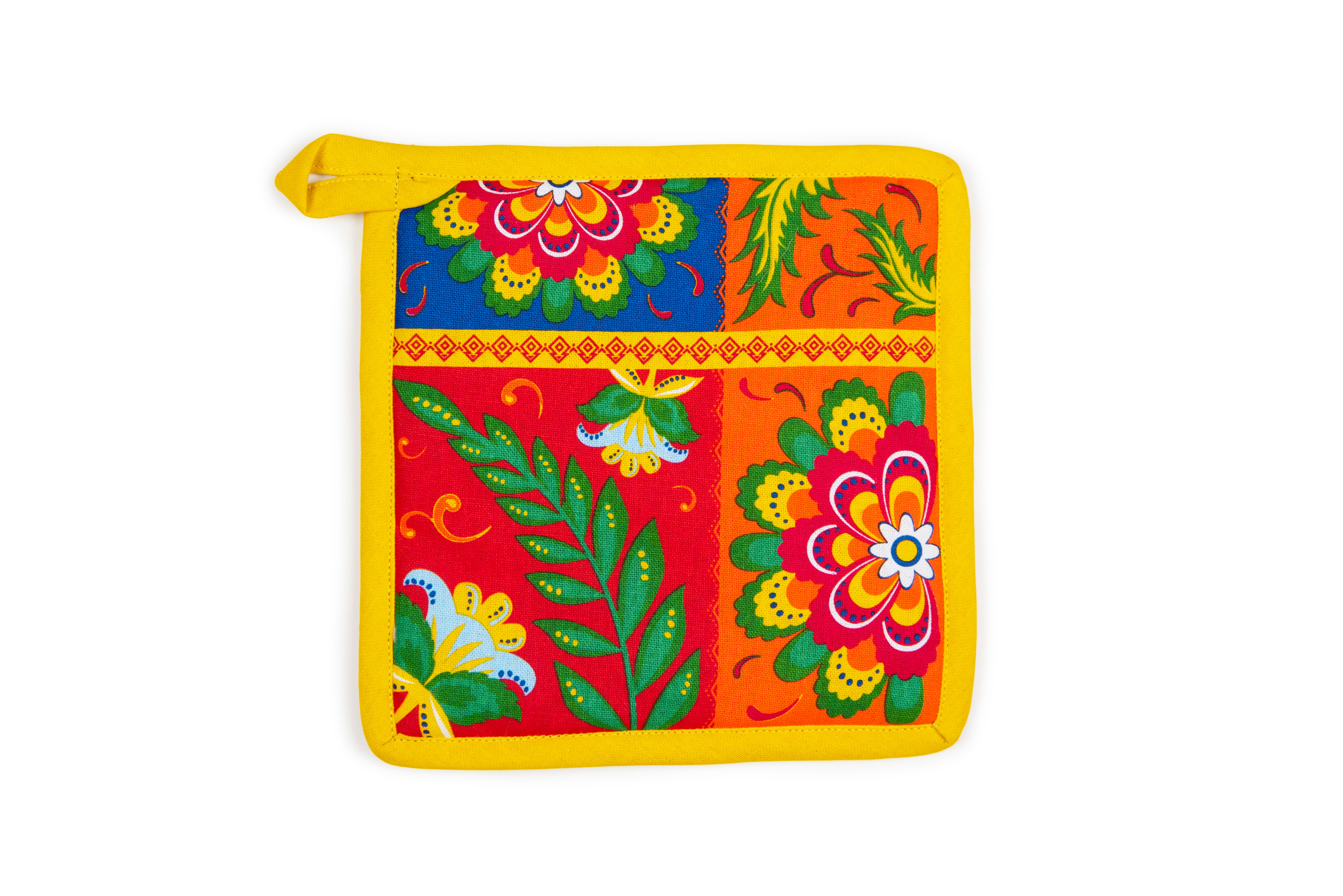 GIPSY SOUL Cotton Quilted Pot Holder, 20x20 cm