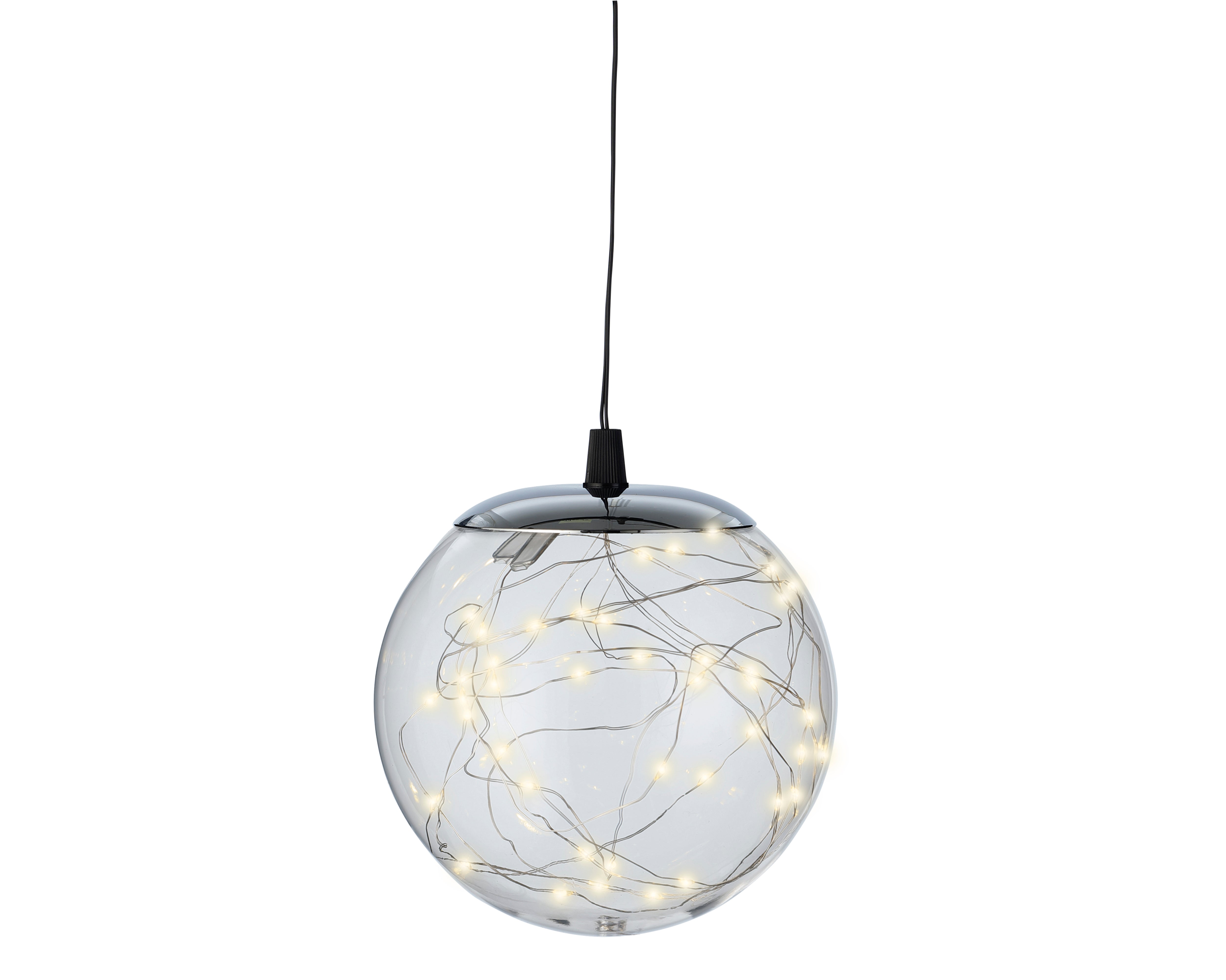 Micro LED Ball Plastic Steady BO Outdoor - Warm White AA Battery