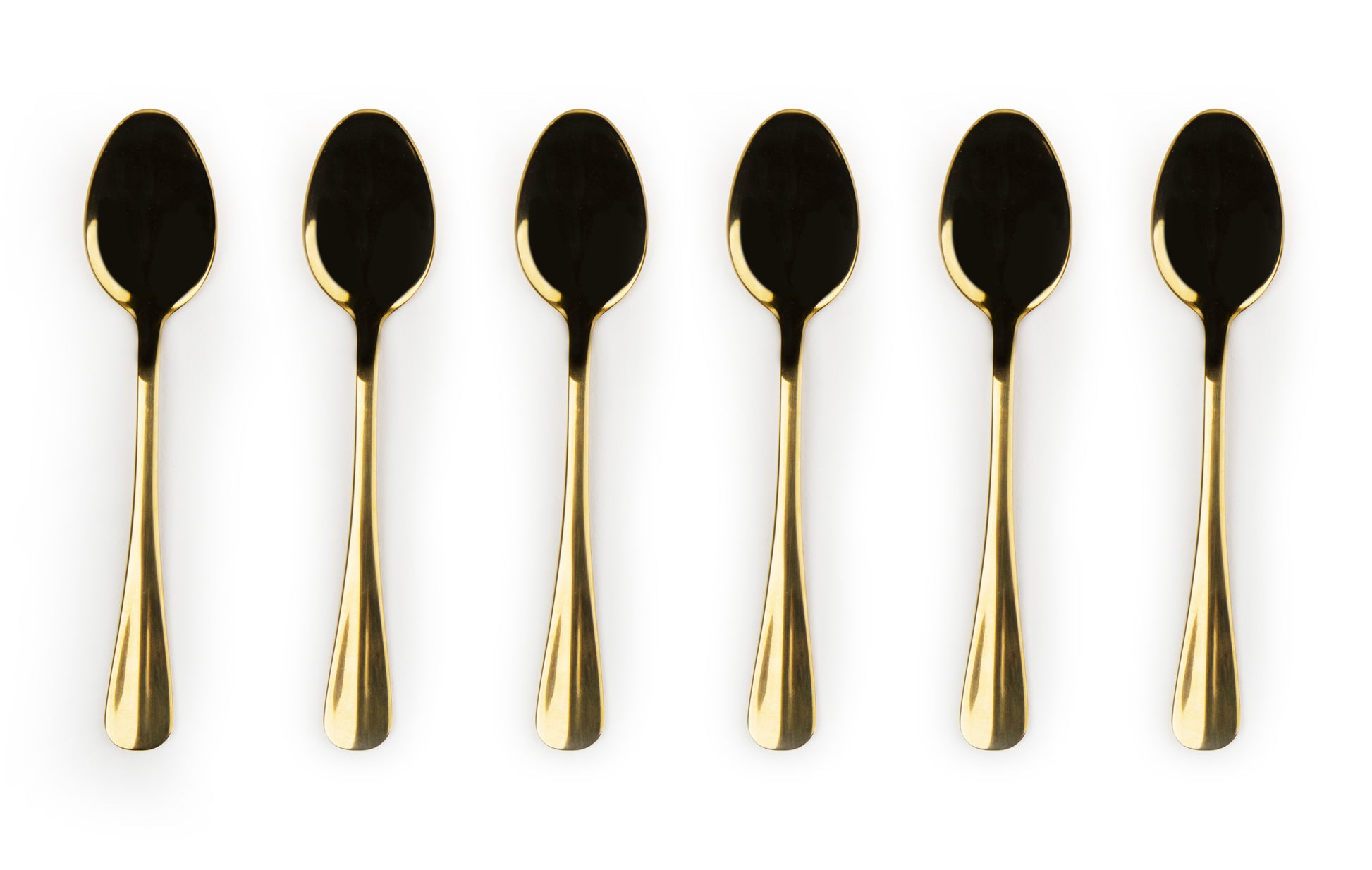 Gold Set of 6 Pcs Coffee Spoon