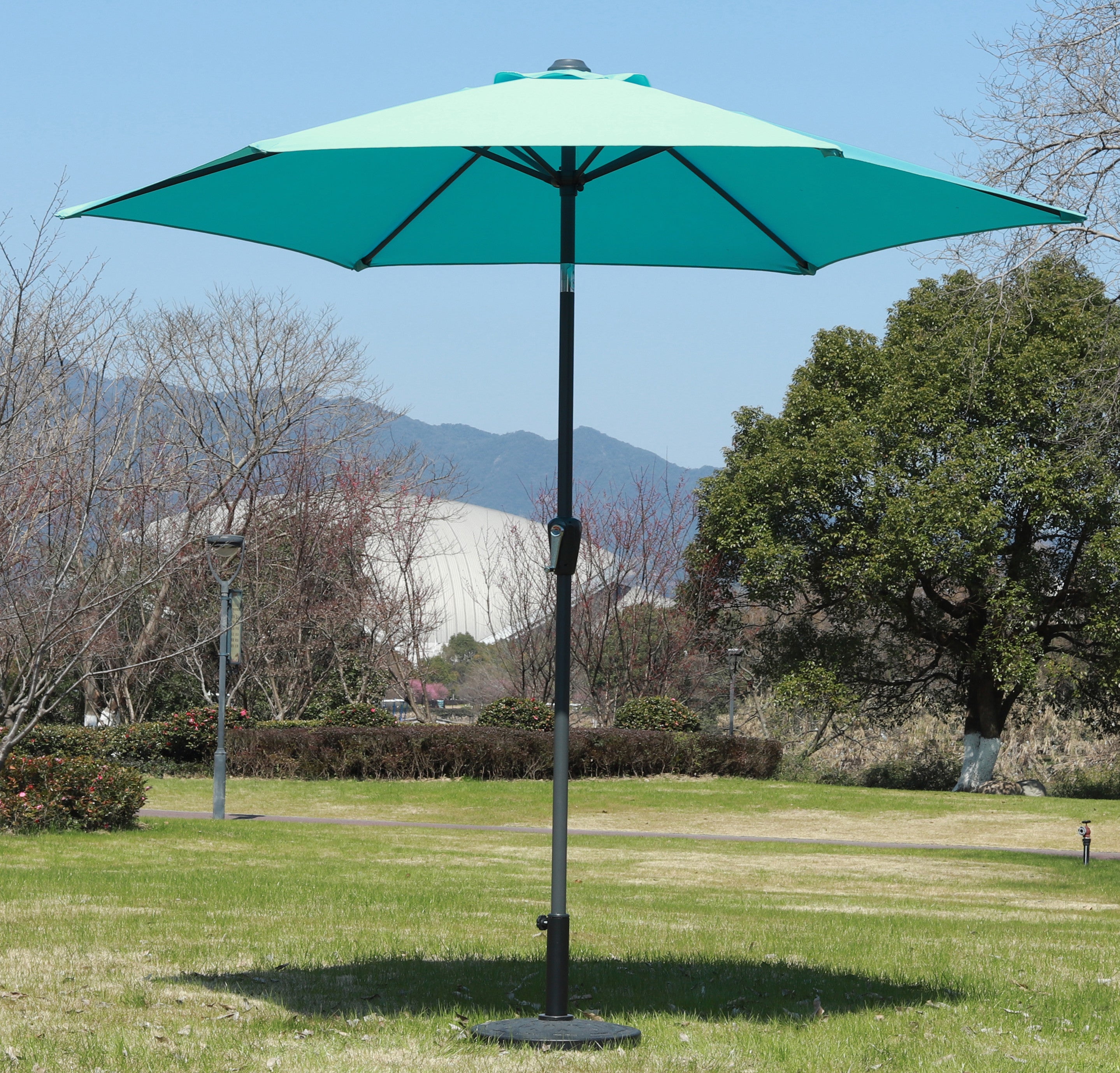 Push up Market Umbrella Steel Pole