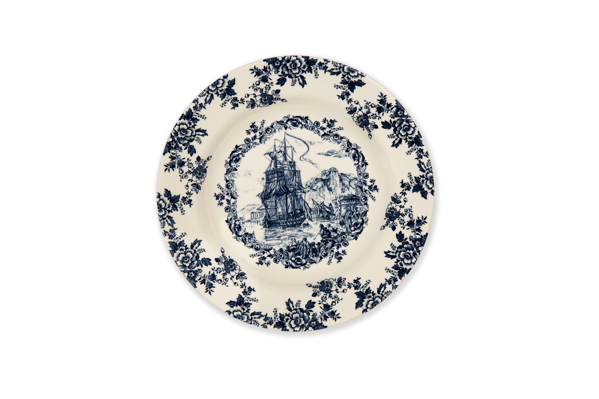 "VOYAGES" Soup Plate