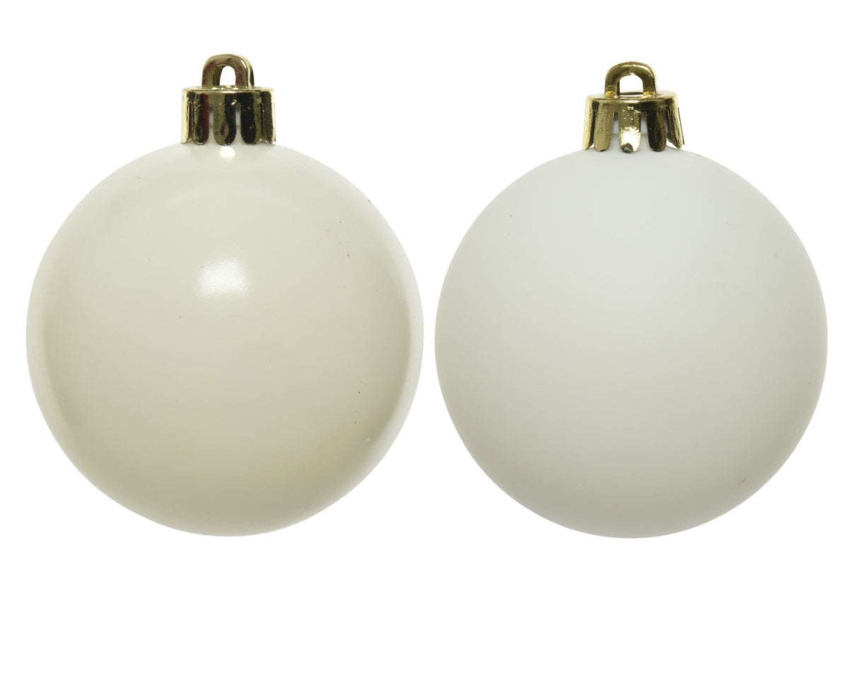 Baubles polystyrene mix 4 pcs - 10cm Shatterproof Christmas Balls