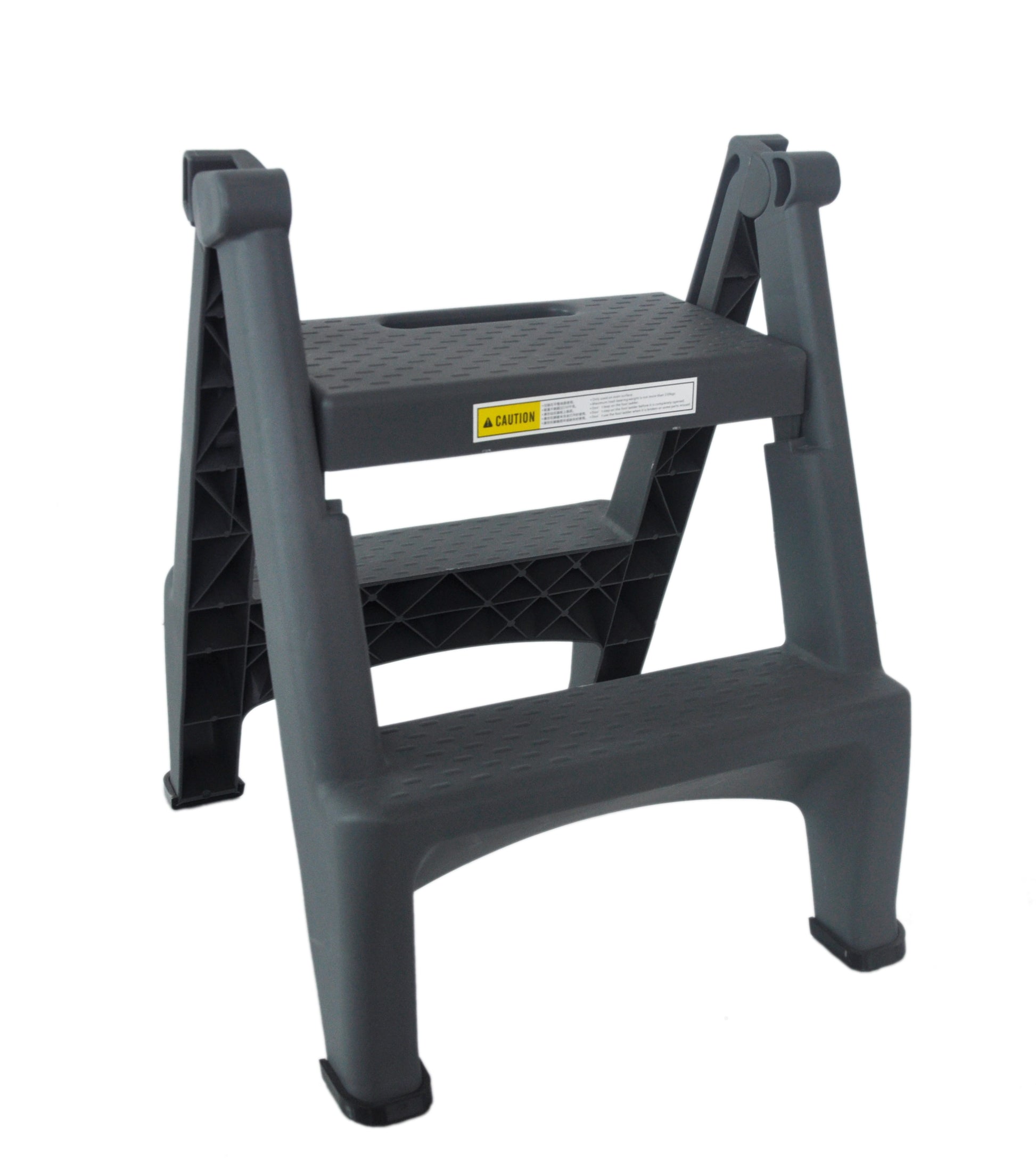 Two-Step Folding Ladder with Non-Slip Pedals