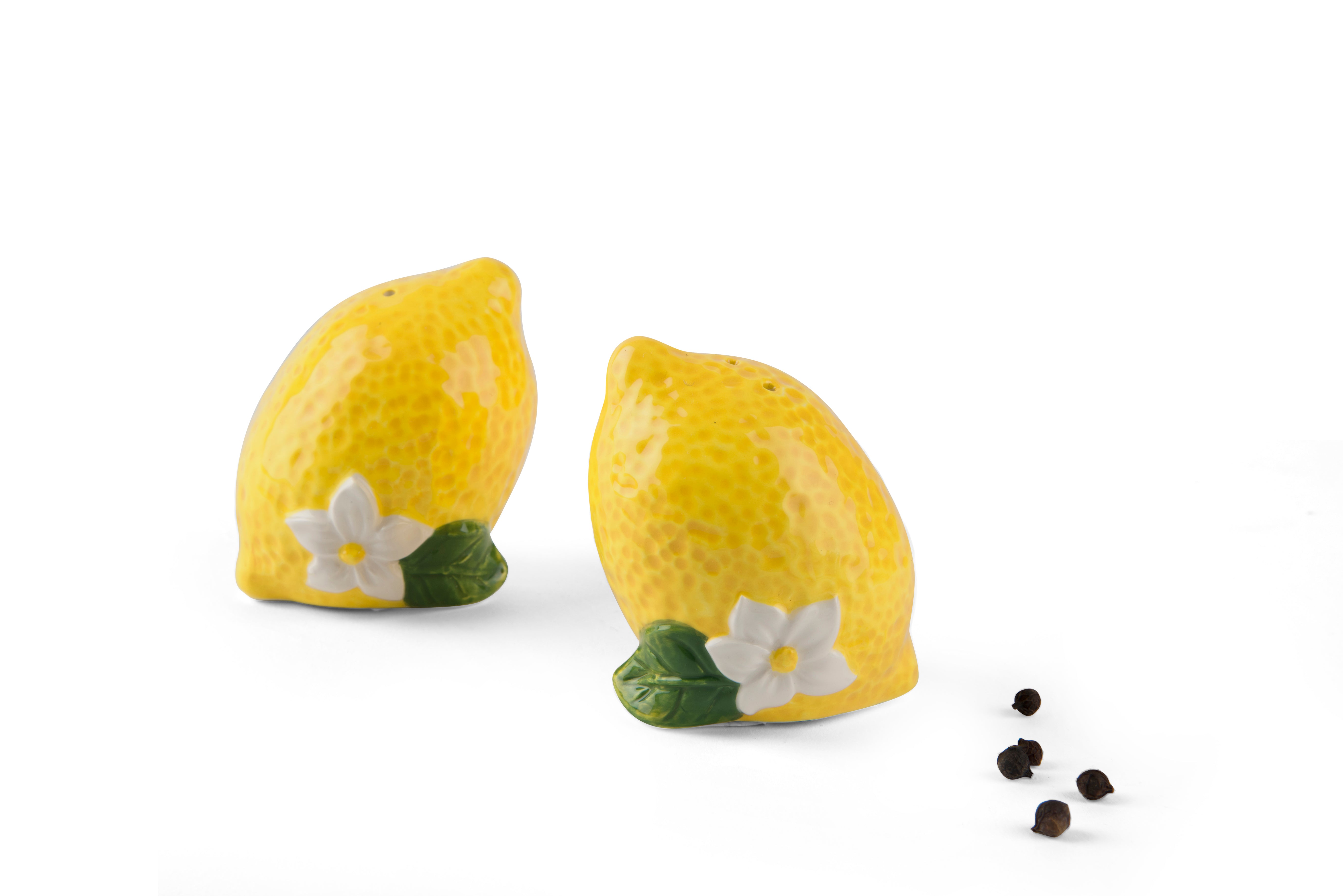 Amalfi Salt & Pepper Shakers - Hand-Painted Ceramic