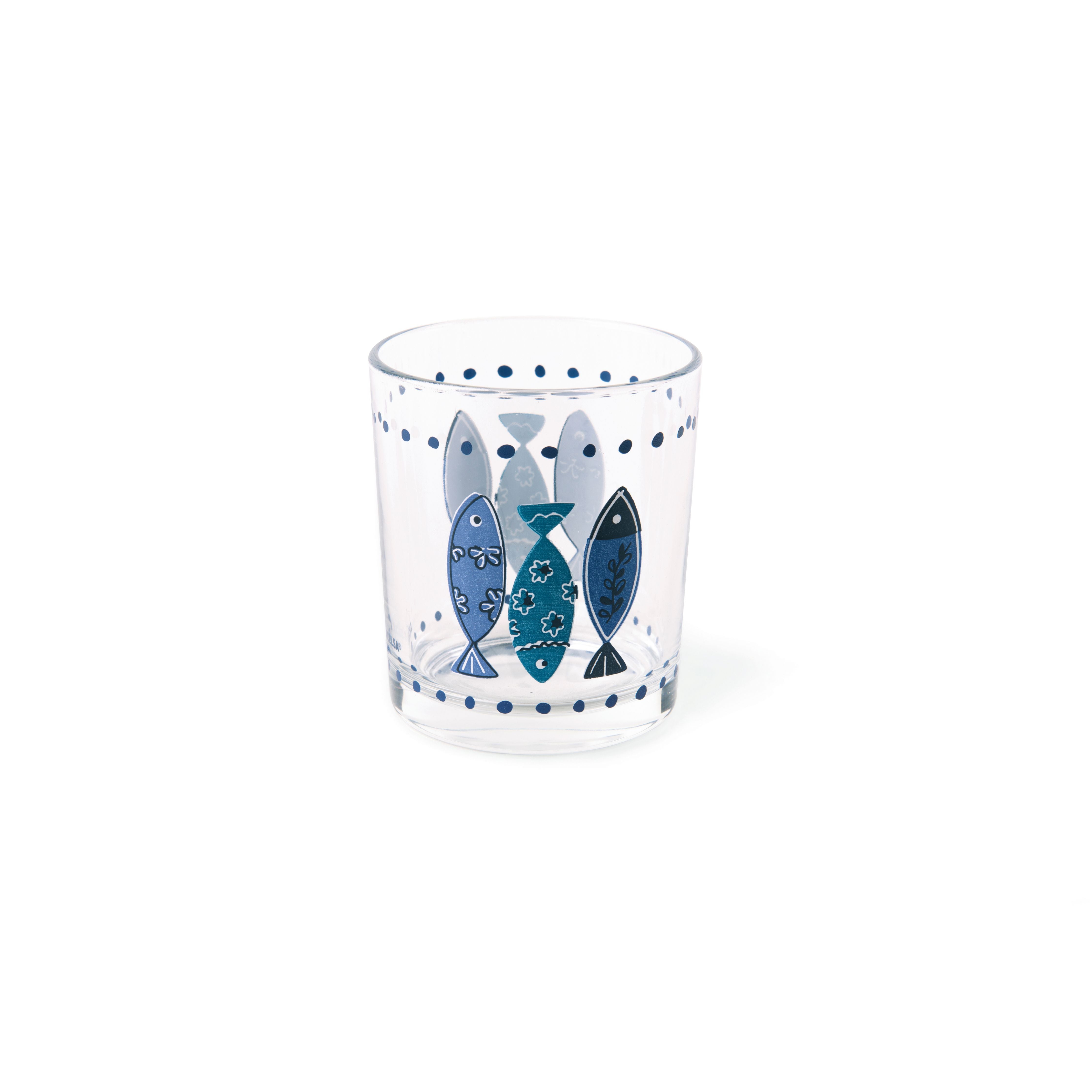 Pack Of 3 "Ocean" Water Glasses