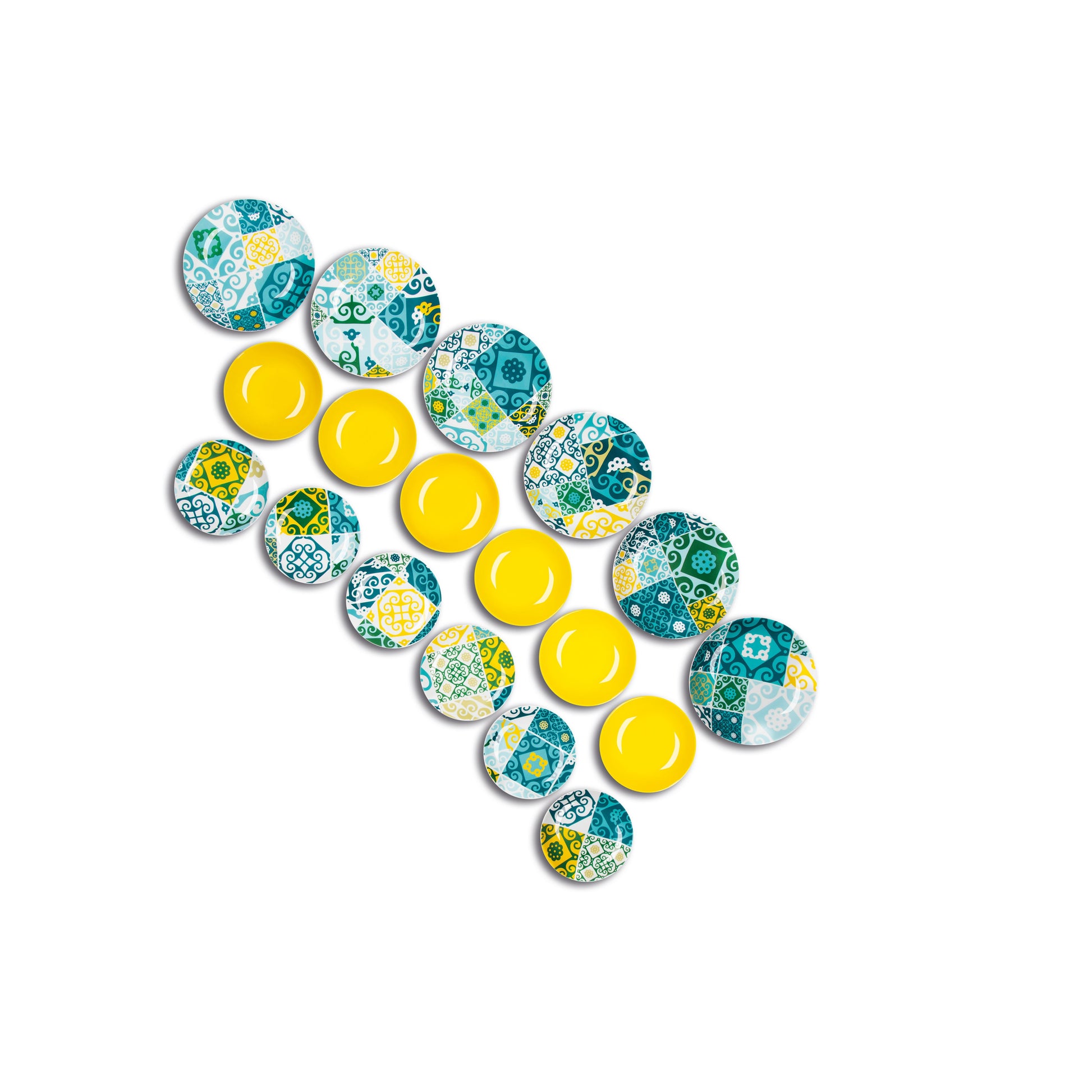 Maiolica Yellow 18 Pcs Dinner Set