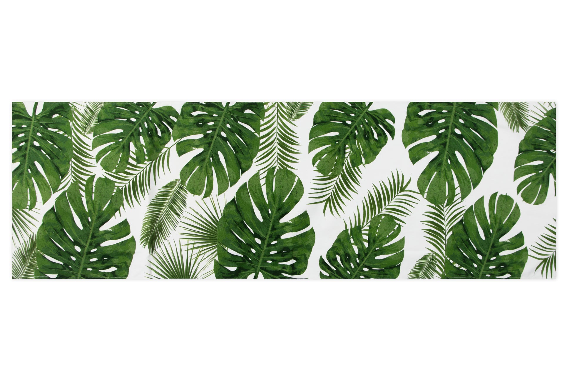 Foliage Runner Leaves Cotton Table Runner 45x140cm