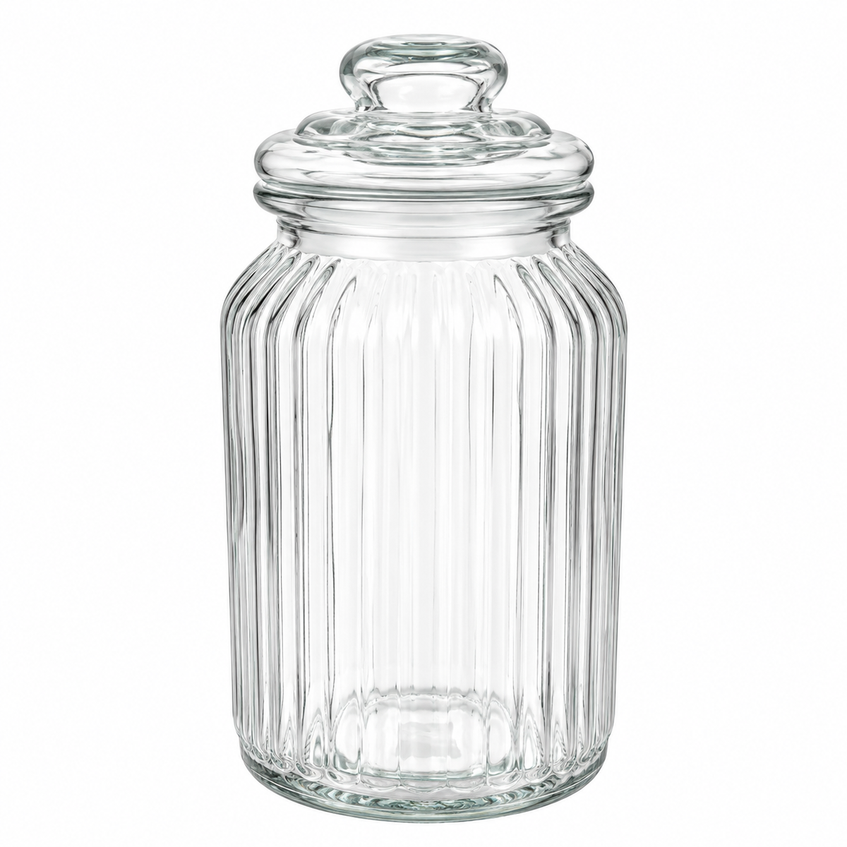 Large Lined Glass Storage Jar – 1300 ml