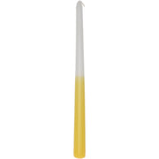 Candle Dip Dye Wax - Trendy Yellow and White Wax Candle, Set of 4