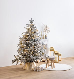 XMAS Tree Frosty with Glitter Flocked