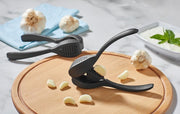 Heavy Duty Garlic Press with Matt Black Finish