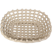 Dolomite Fruit Basket Ceramic 32.5x29.5x9 cm Ivory