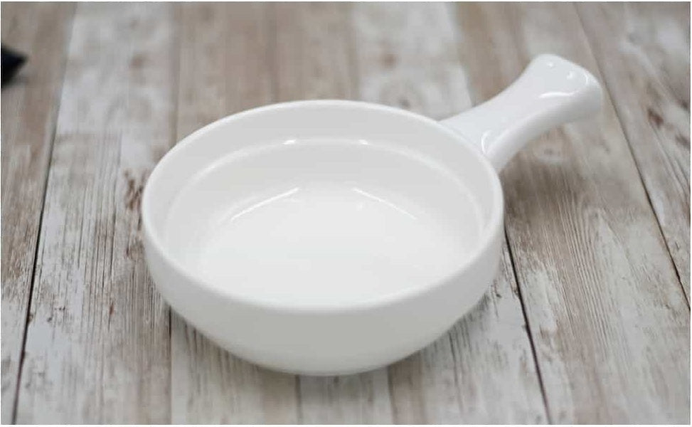 Porcelain Dish with Handle