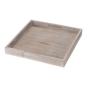Square Grey Tray - 25x25 Cm