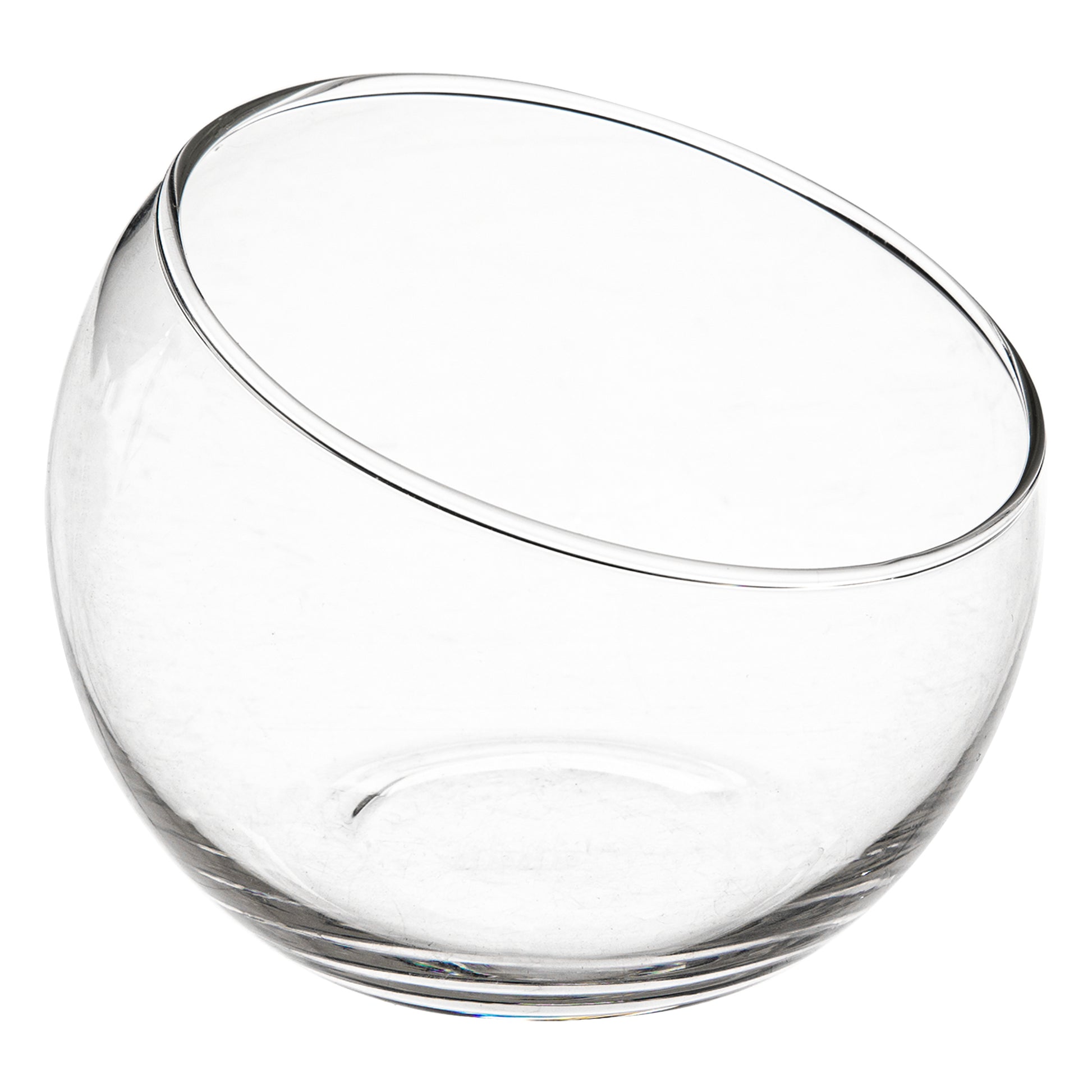 GLASS CUP PALM - Transparent D. 10, H. 8 cm