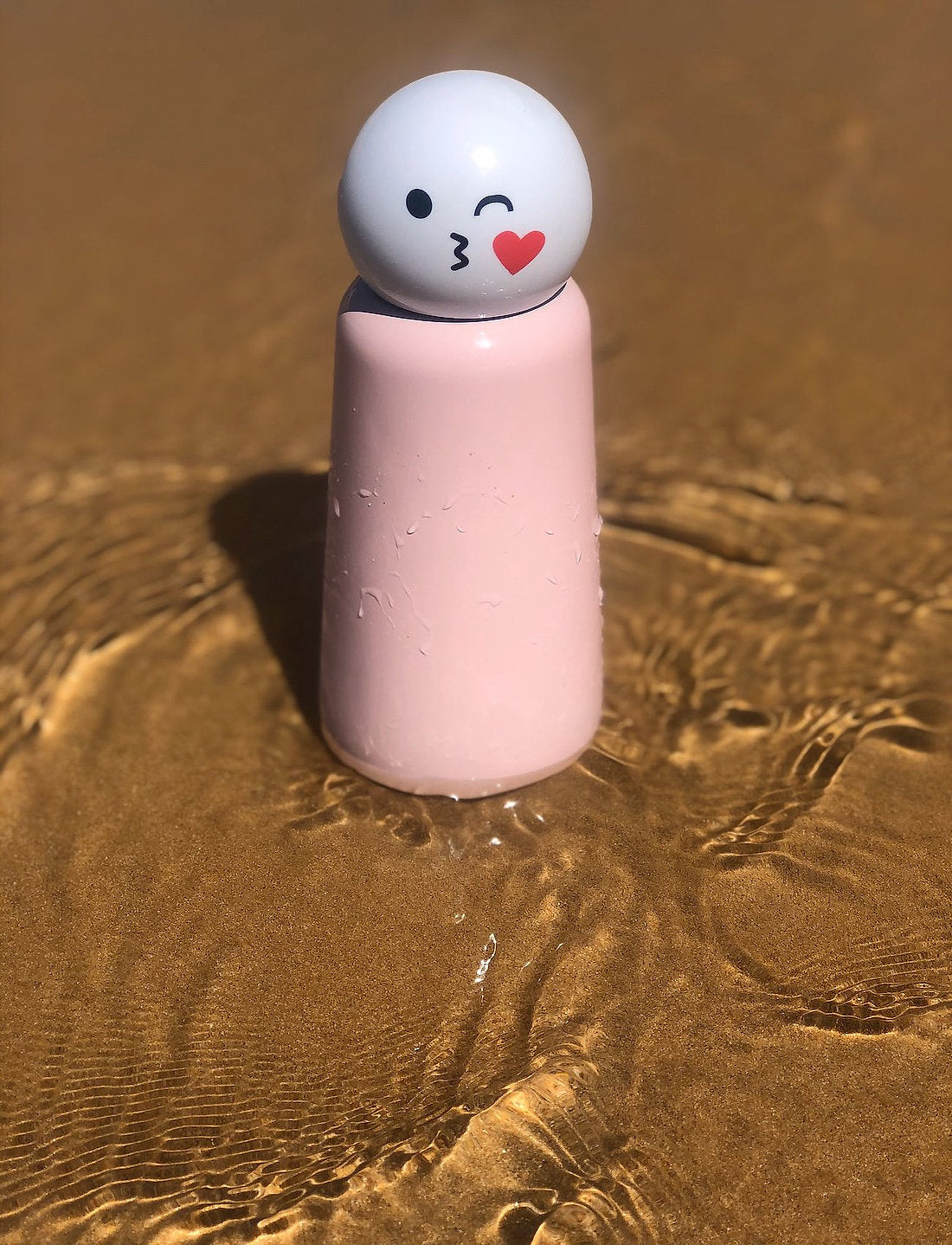 Skittle Bottle Mini Pink Kiss Stainless Steel Kids Water Bottle 300ml
