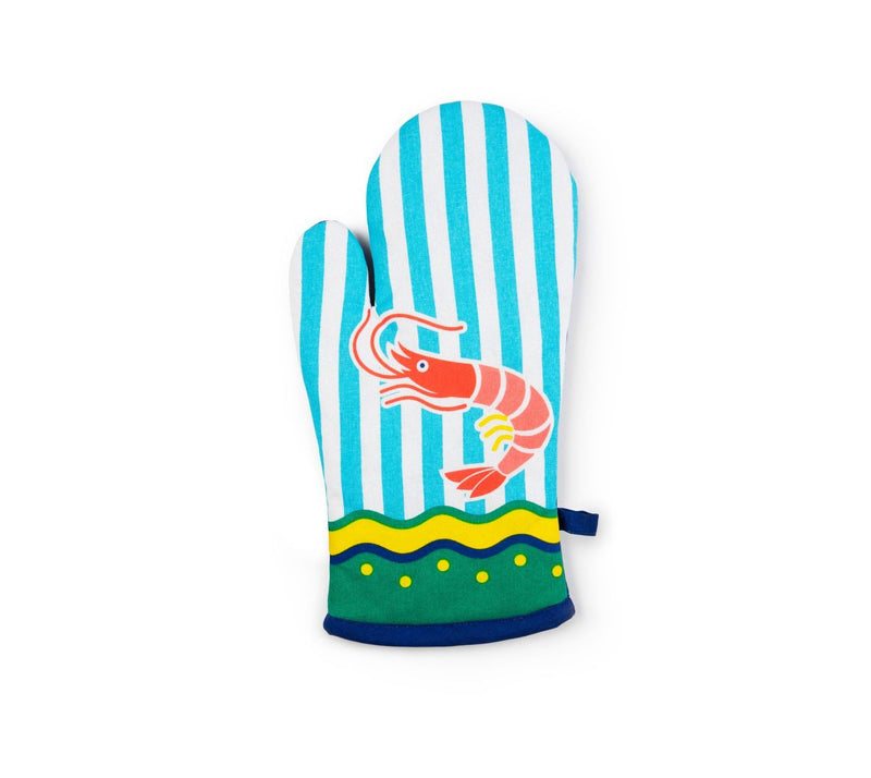 Corfu Oven Glove - 100% Cotton, Padded Protection